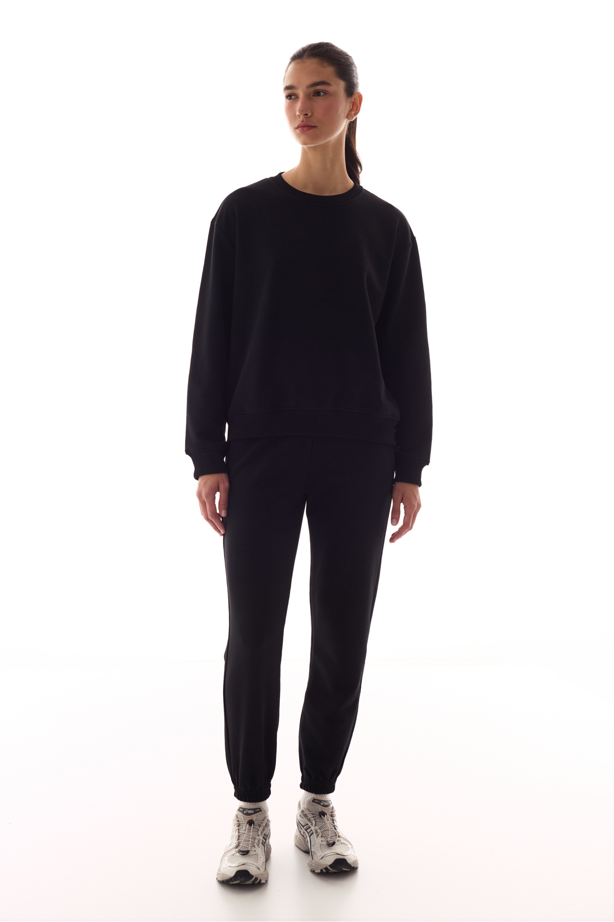 Penti  Siyah Oversize Active Sweatshirt - Görsel 5
