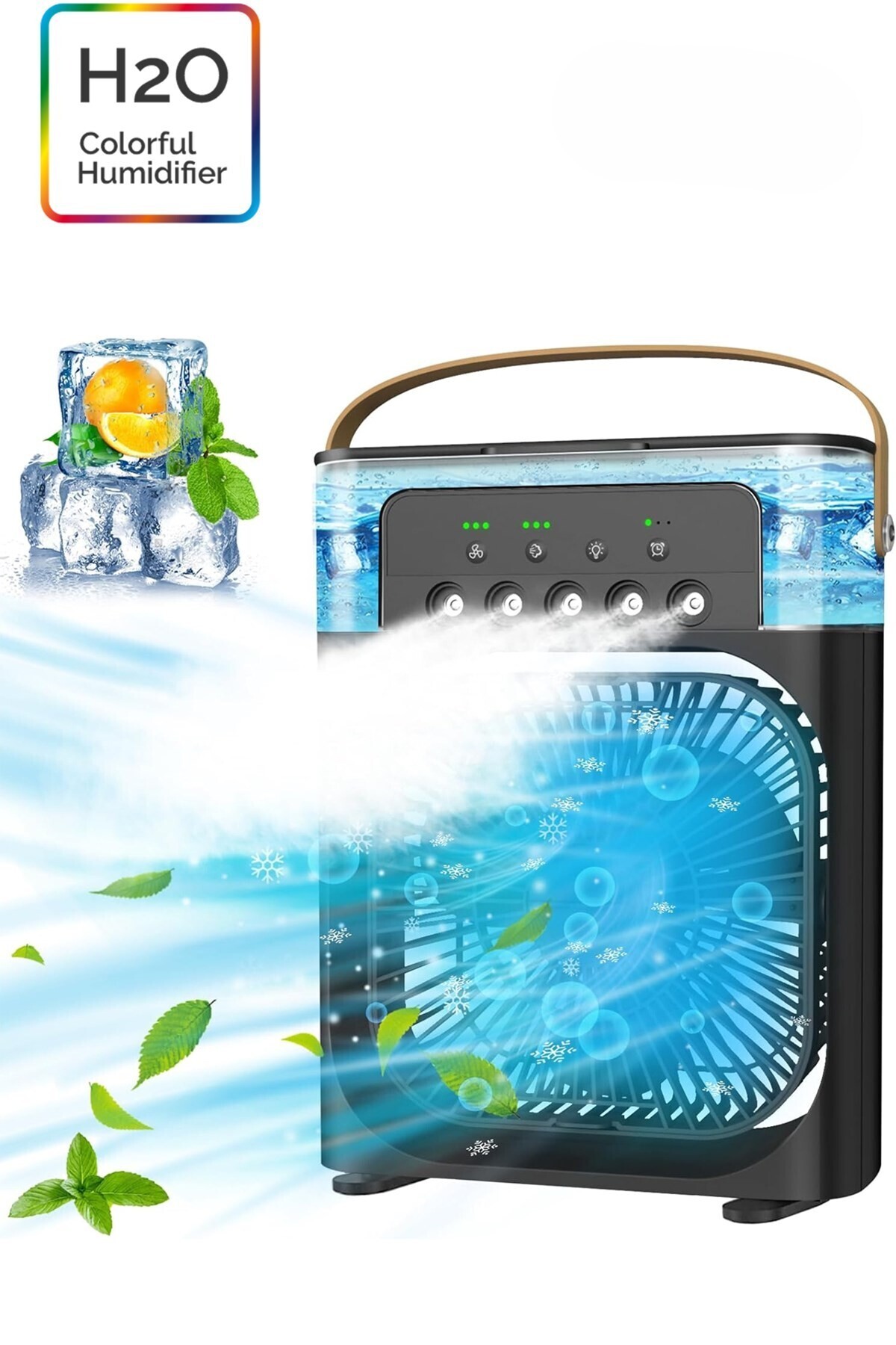 FAN+ 300 Ml Ultrasonic Air Humidifier Steam Machine And Aroma Diffuser H2O