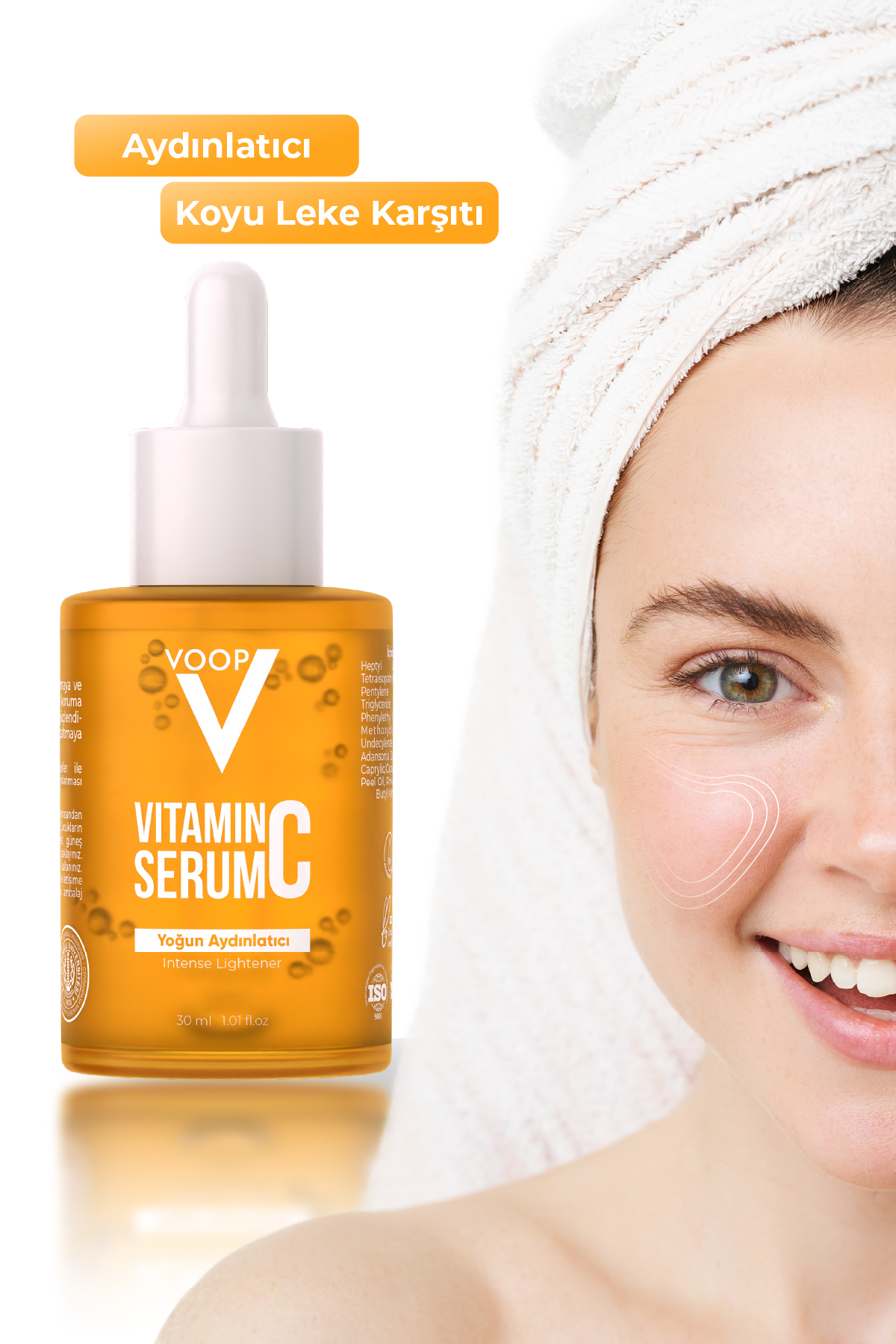 Yoğun Aydınlatıcı Ve Leke Karşıtı Vitamin C Serumu - 30 ml | %10 Vitamin C Içeriği Ile Etkili Bakım — 200 — تصویر 5 از 9