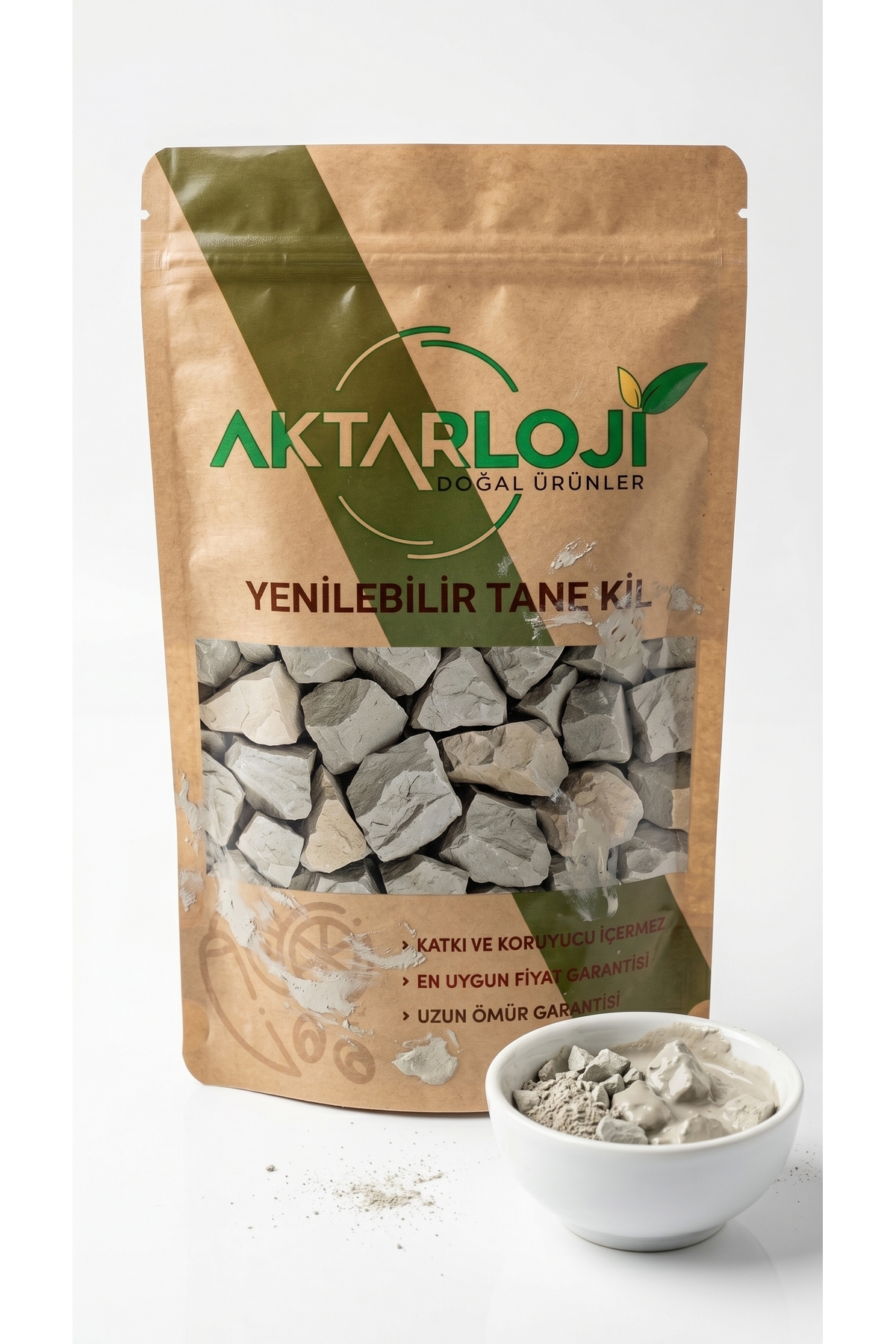 150 Gr Doğal Tane Kil Yenilir Taş Kil Yeşil — A1-Tane-Kil-150-gr — تصویر 7 از 8