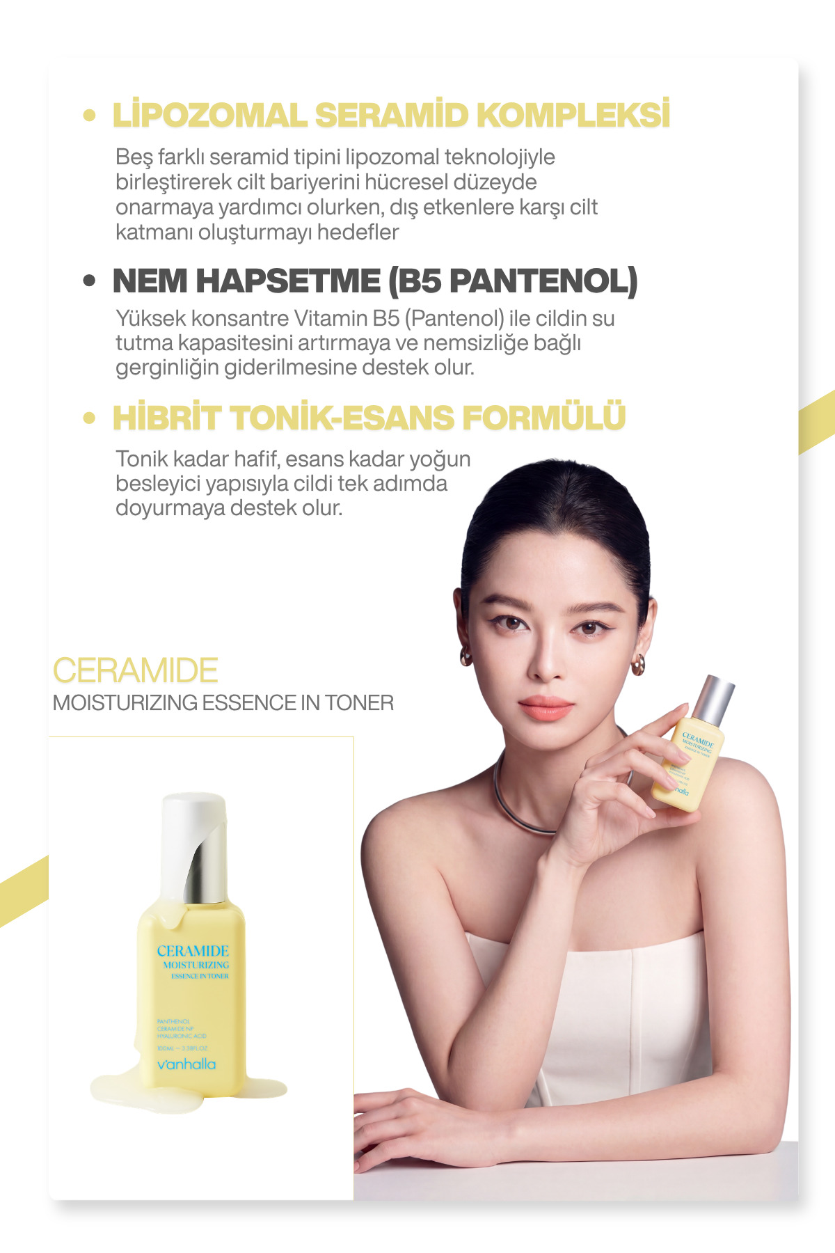 Bariyer Onarıcı Ceramide Essence | 3HA + Ceramide NP + Panthenol | Yoğun Nemlendirme & Tonik — 8809961180019 — تصویر 2 از 6