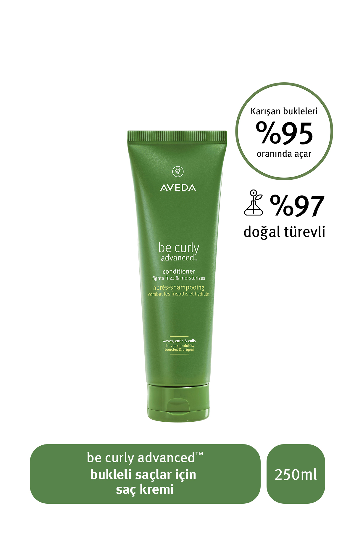Aveda be curly advanced bukleli saçlar için saç kremi 250 ml — VAAR01