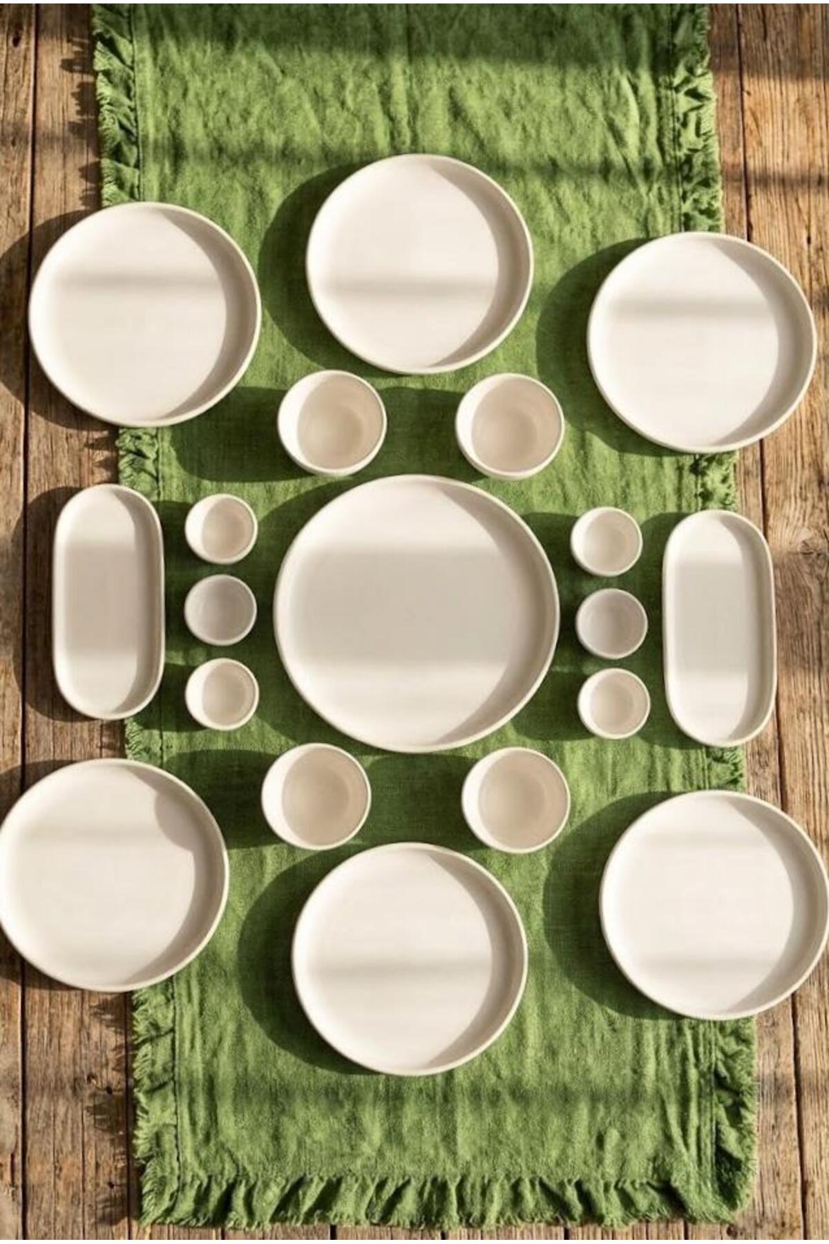 by Bambum Alpin 19 Piece Porcelain Breakfast Set Breakfast Set - Serving Set