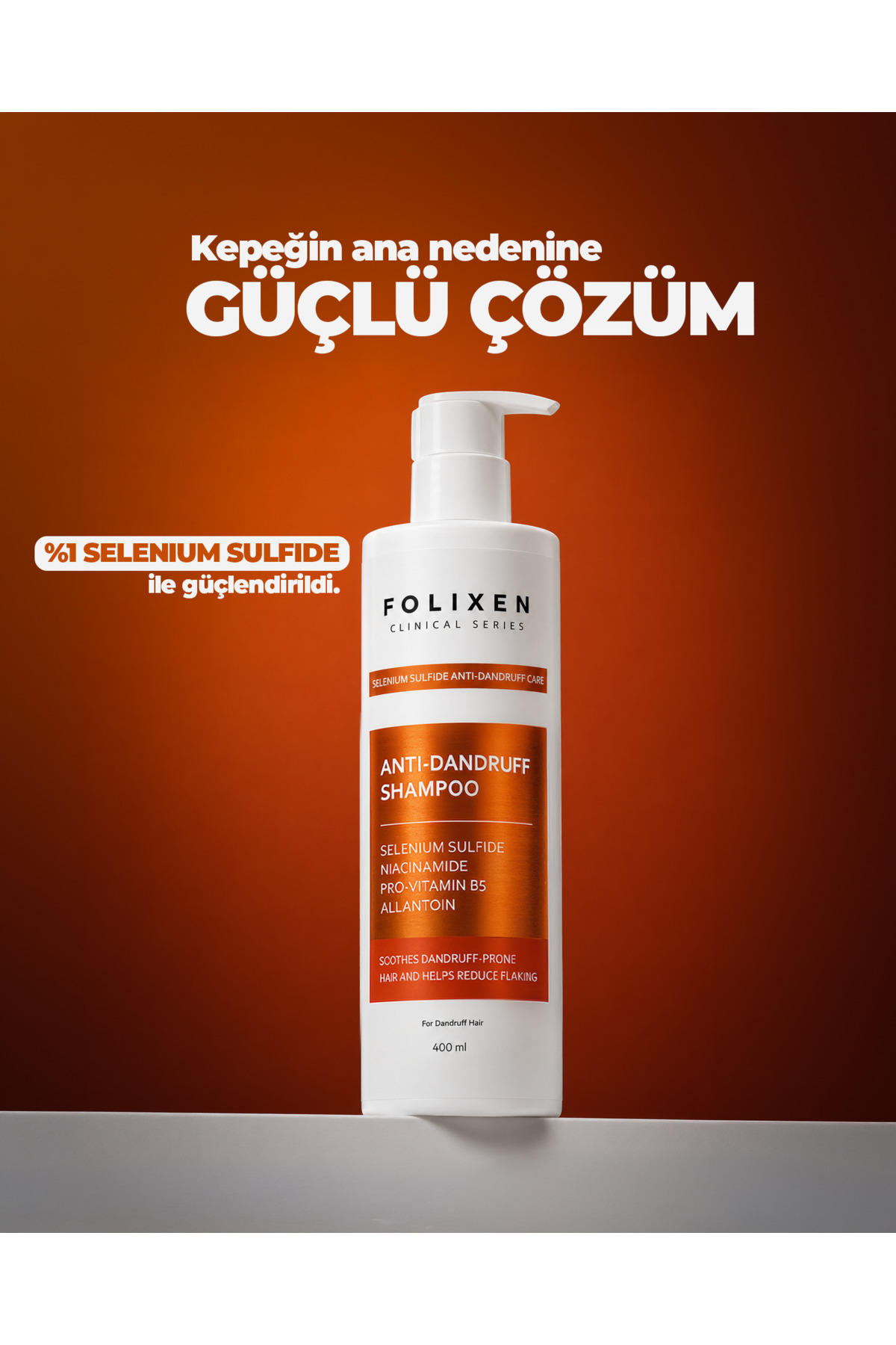 Clinical Series | Yatıştırıcı Kepek Karşıtı ve Egzama Eğilimli Saç Derisi İçin Yoğun Bakım Şampuanı – Selenium Sulfide %1 – 400 ml — EGZSMP01 — تصویر 6 از 6