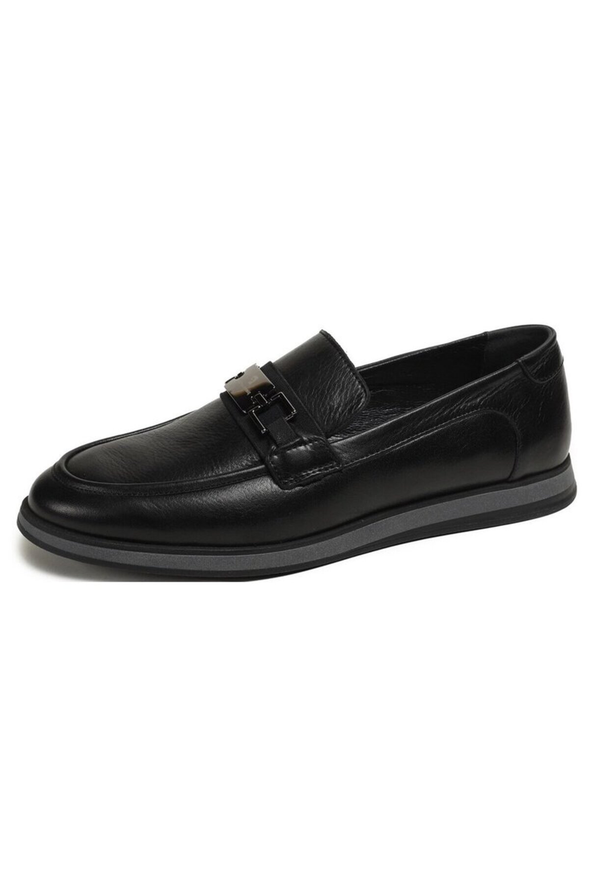 Pierre Cardin 63601 Siyah Erkek Loafer Günlük Deri Ayakkabı görsel 2