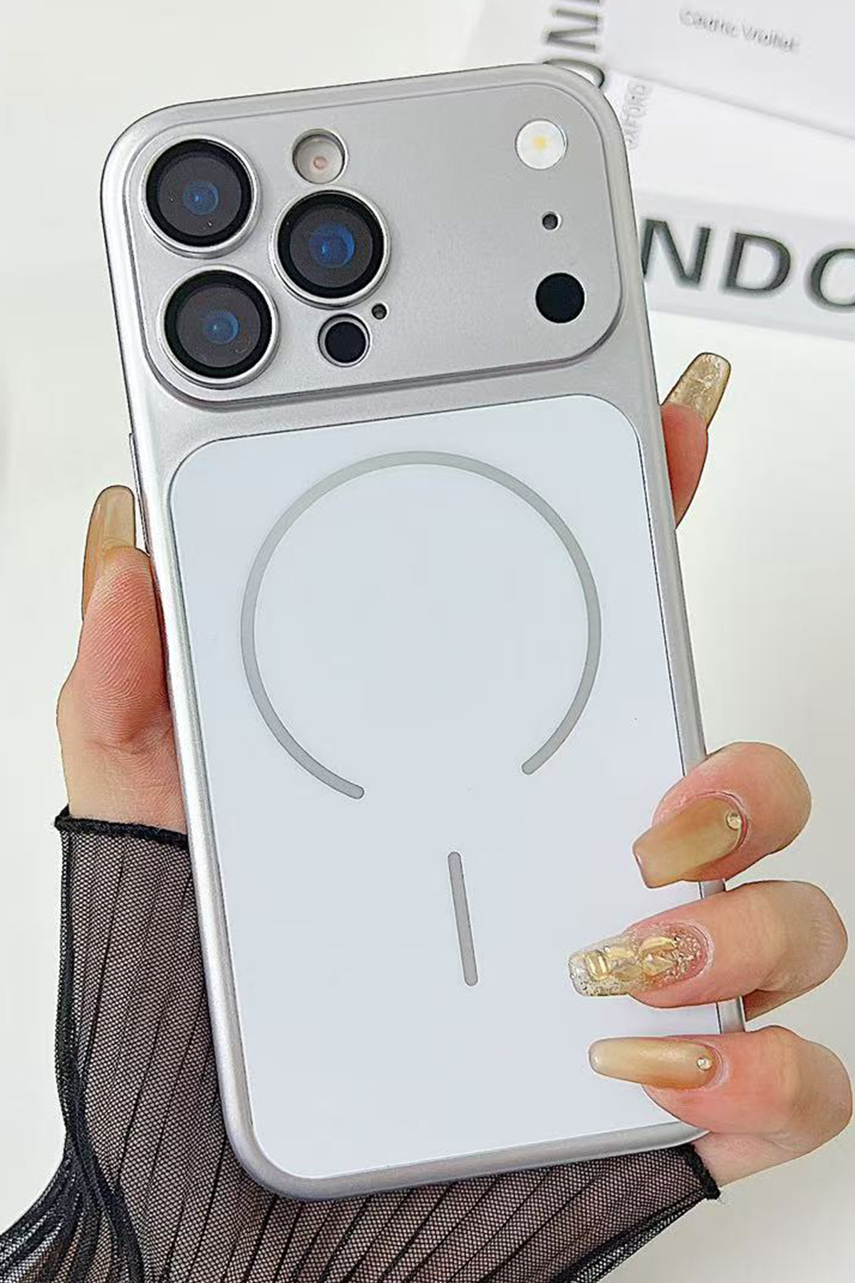 WANNA PROTECT iPhone 13 Pro Max Uyumlu 17 Pro Max Görünümlü Lensli