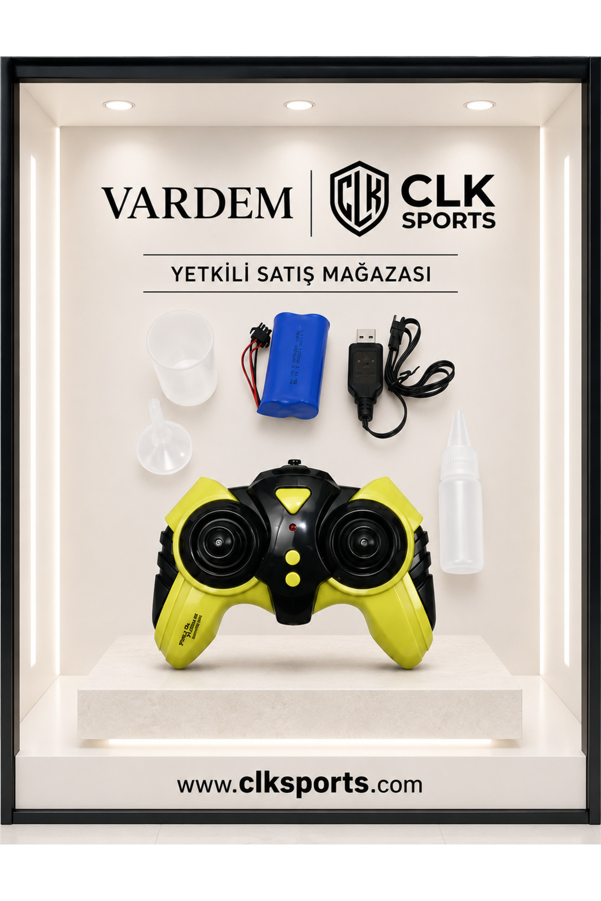 Vardem Su Atan Şarjlı Tornado Araba , Uzaktan Kumandalı , Full