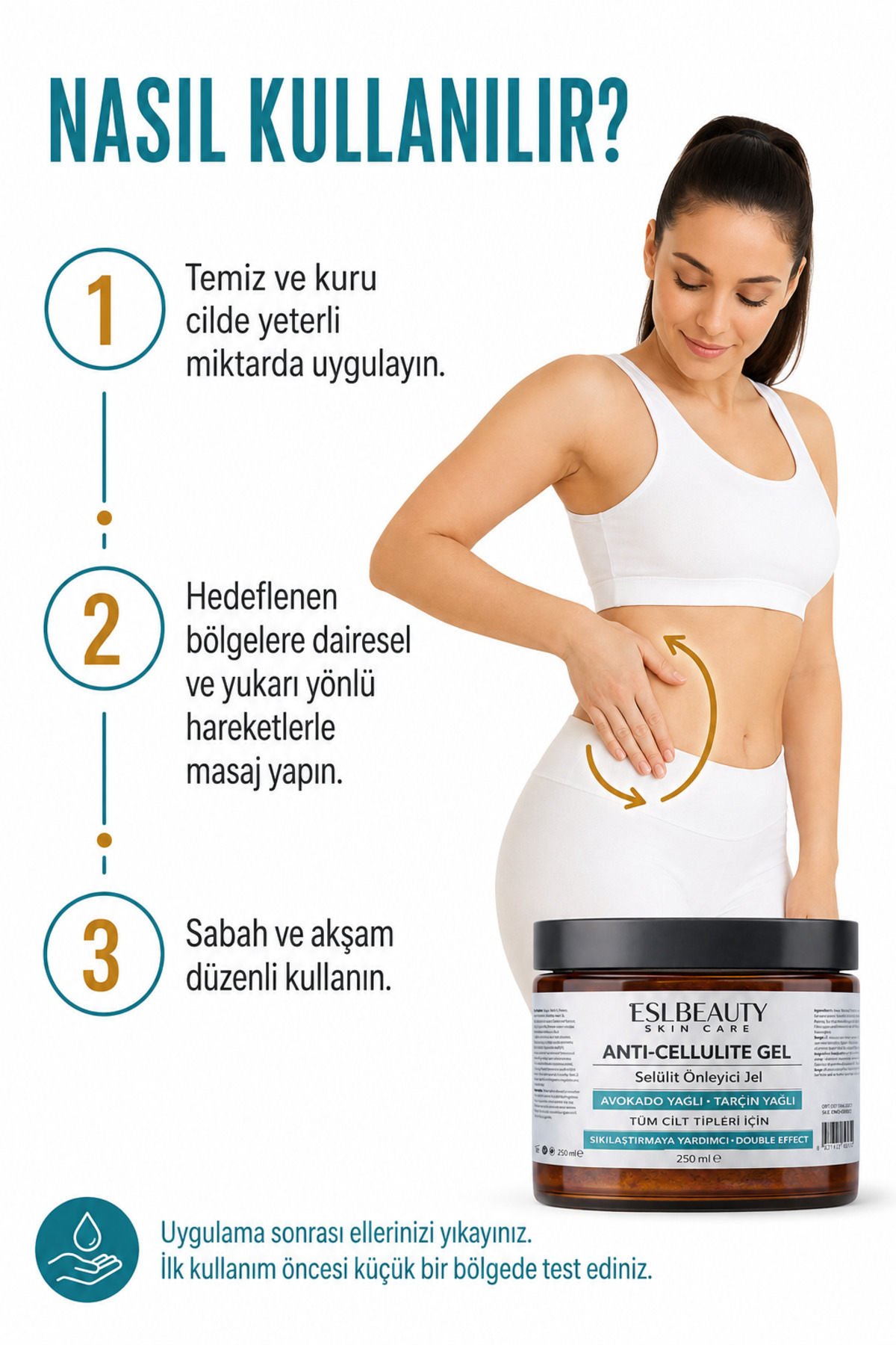 Sıkılaştırıcı Selülit Jeli 250 ml – Çatlak Karşıtı & Nemlendirici Bakım — 989858 — تصویر 6 از 8