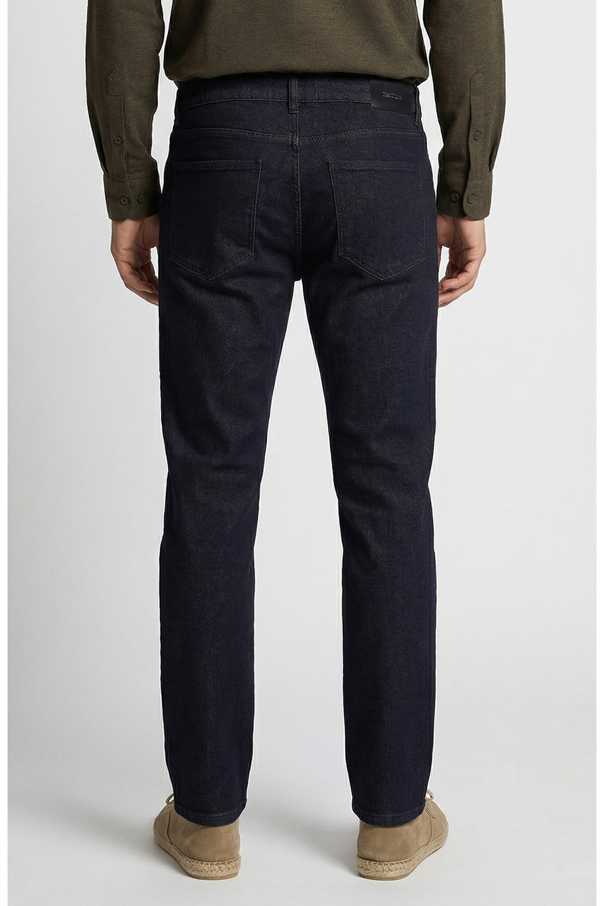Network Siyah Cashmere Touch Denim Pantolon görsel 3