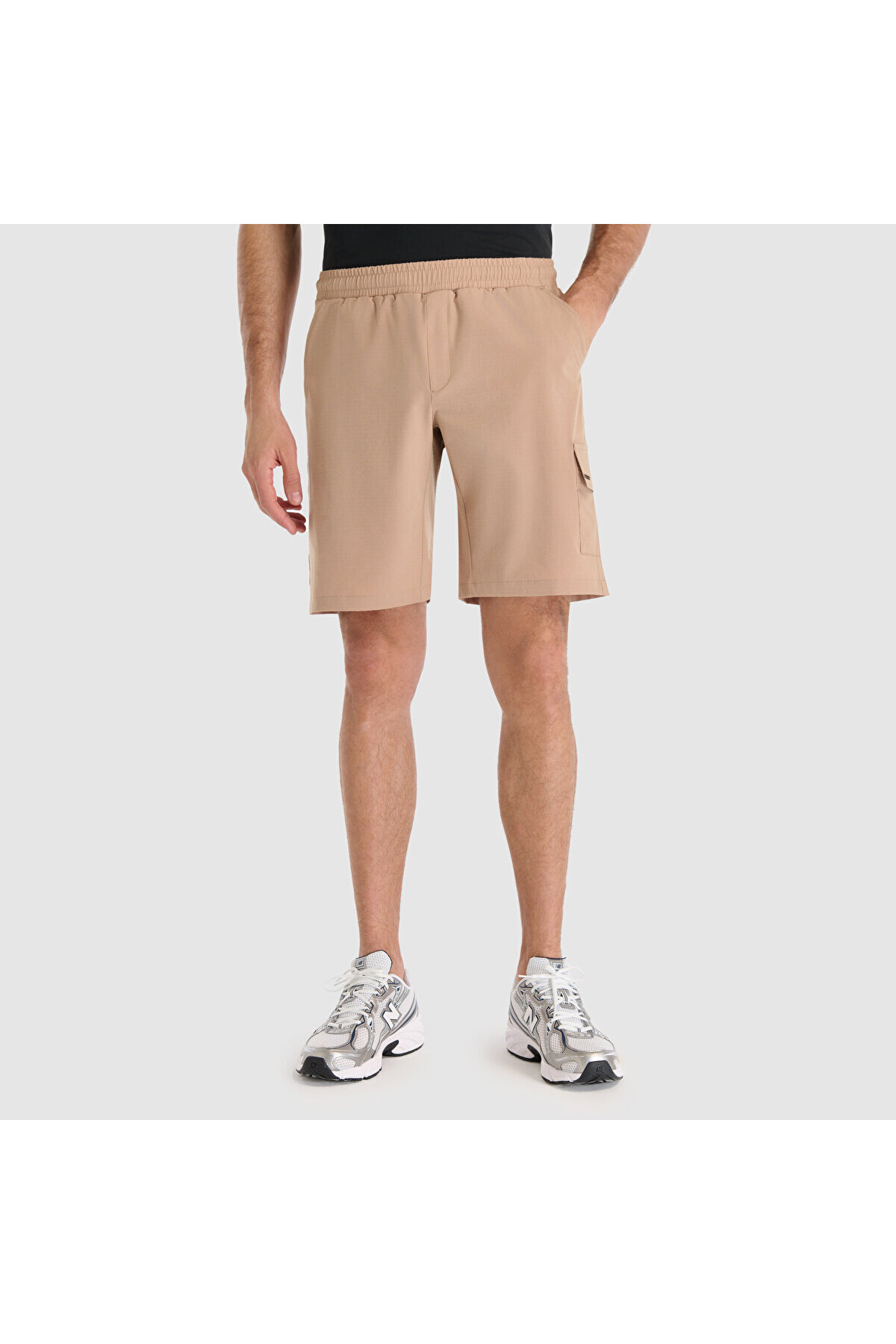 شلوارک مردانه بژ MNS1530 نیو بالانس شلوارک برمودا New Balance