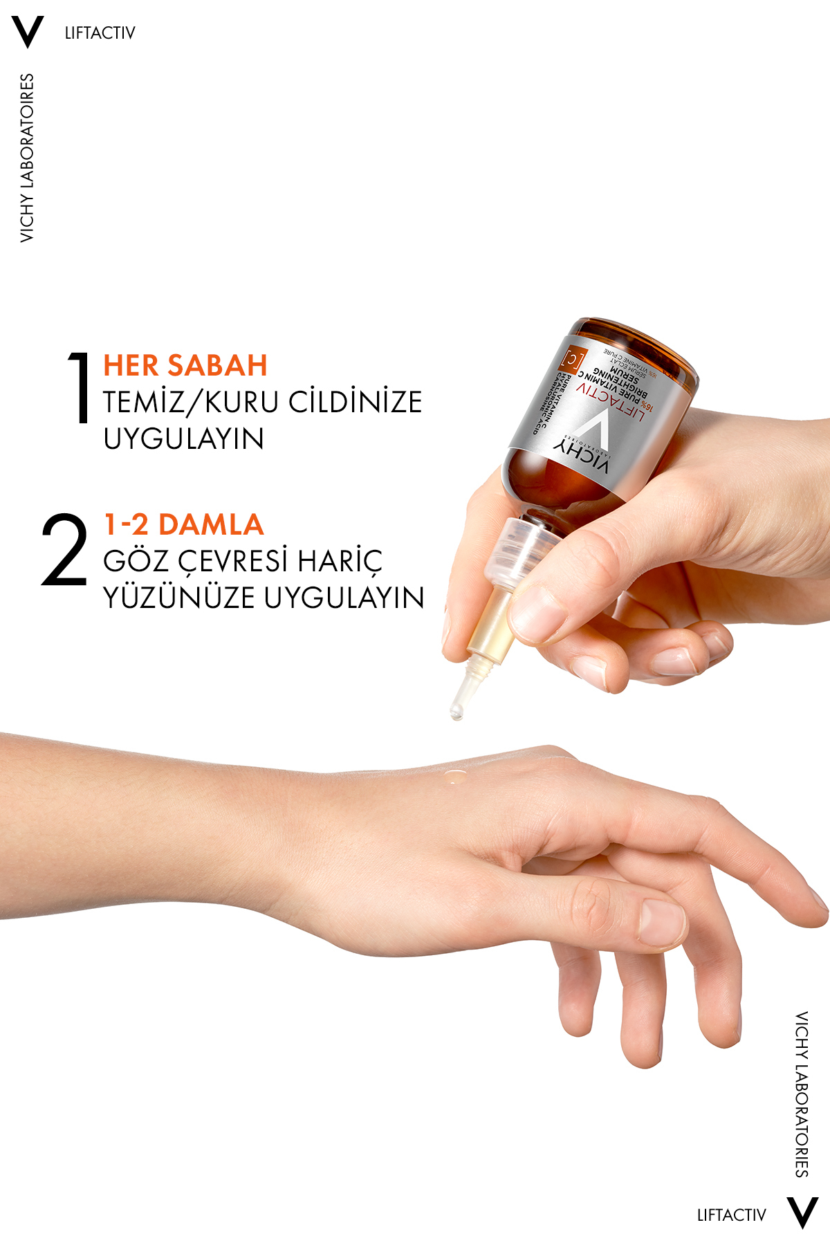 Liftactiv Supreme Tüm Cilt Tipleri İçin %16 Saf C Vitamini İçeren Aydınlatıcı Antioksidan Serum 20ml — 3337875796583 — تصویر 6 از 8