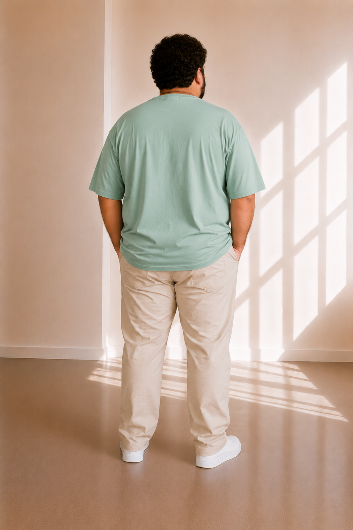 sngl tekstil Erkek Büyük Beden Oversize Kısa Kollu T-shirt 3xl 4xl 5xl 6xl 7xl 8xl görsel 3
