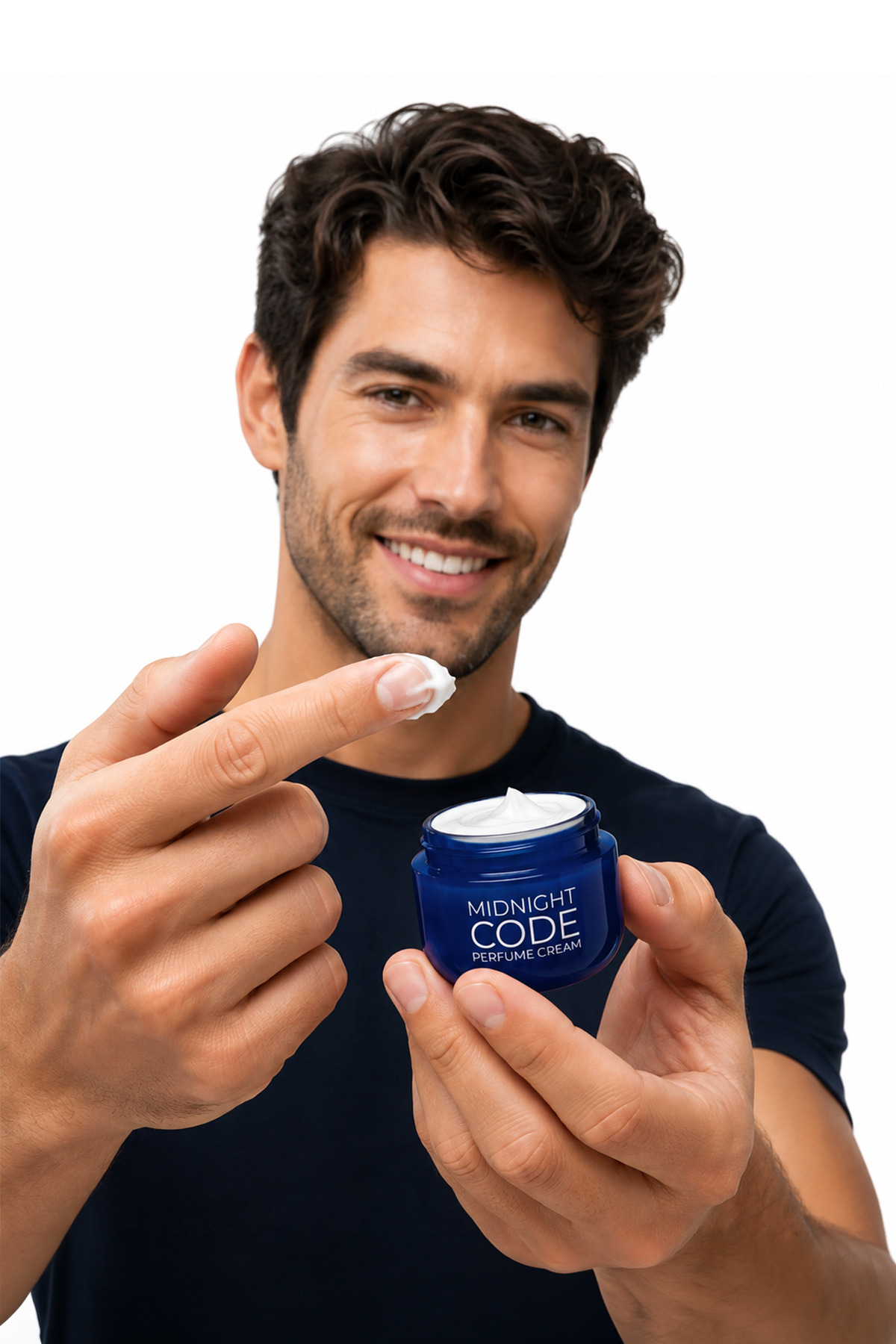 Parfümlü Nemlendirici Krem Midnight Code Erkek 25 ml — SBCR-005 — تصویر 2 از 5