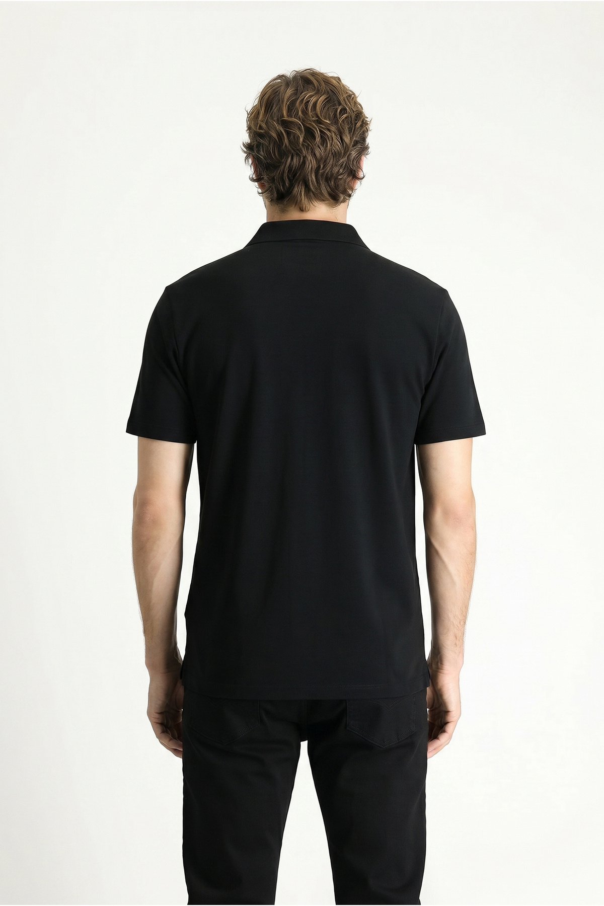 Kiğılı Polo Yaka Regular Fit Cepli Nakışlı %100 Pamuk Tişört görsel 6