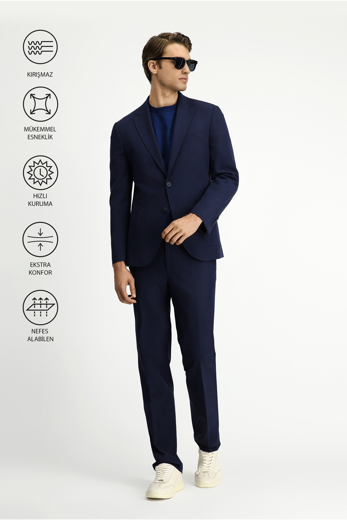 Kiğılı Techno-Line 7 Drop Slim Fit Slim Fit Stretch Fabric Suit