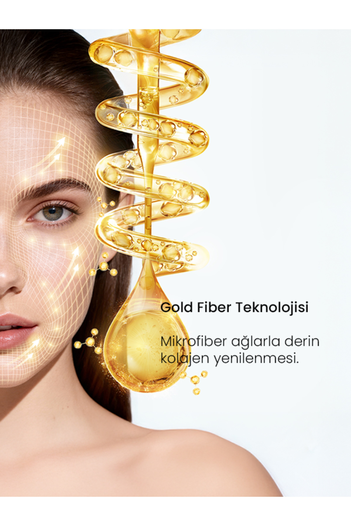 Aydınlatıcı ve Sıkılaştırıcı 2'li Serum Seti - Collagen Gold Fiber Serum ®️ + Vita C Complex ®️ , ( Fermante Çoklu Complex C Vitamini Serumu ) — RPS-0007 — تصویر 6 از 9