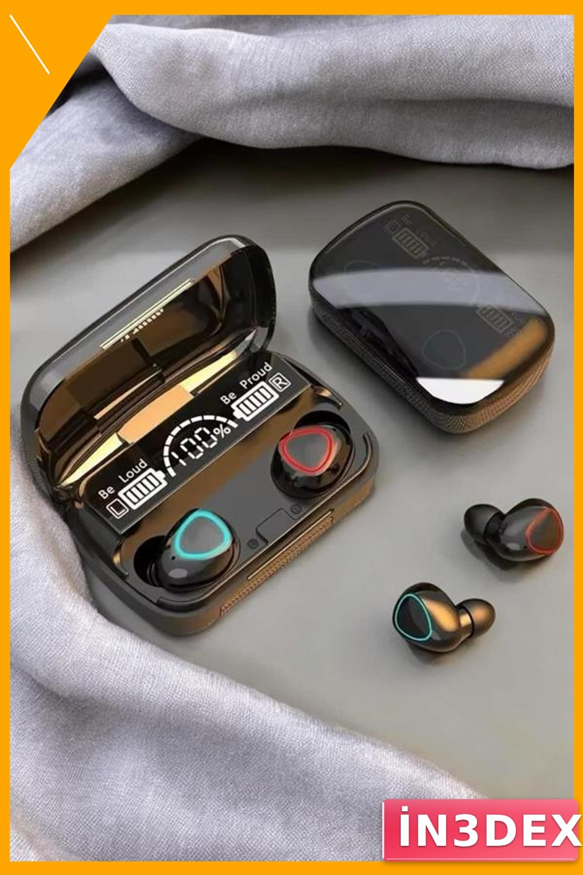 Kablosuz Kulak İçi Kulaklık Bluetooth 5.3 IPX4 Suya Dayanıklı 40 Saat Pil