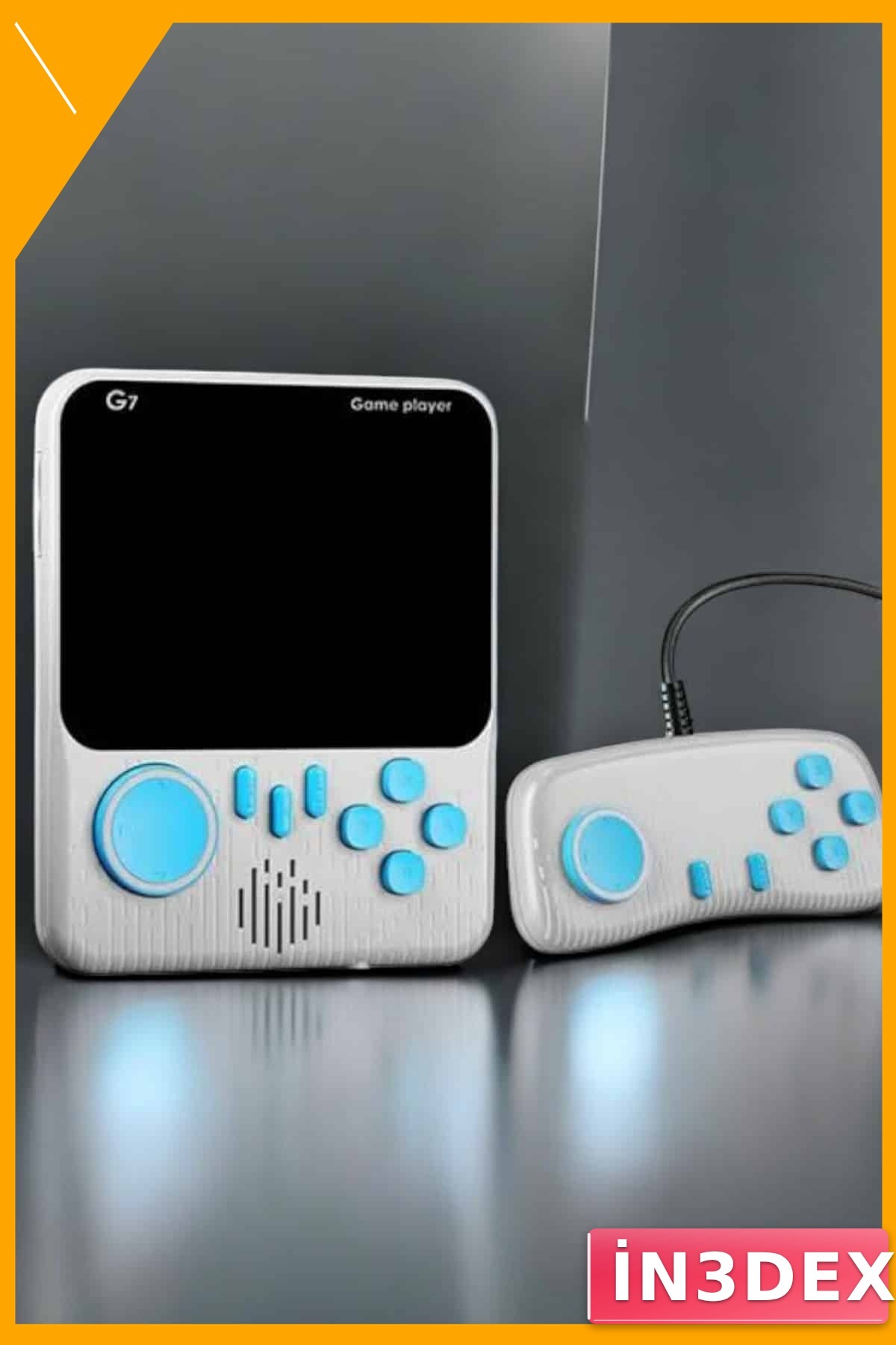 Retro El Konsolu 3.5 inç LCD Ekran 666 Oyun Çift Kişilik