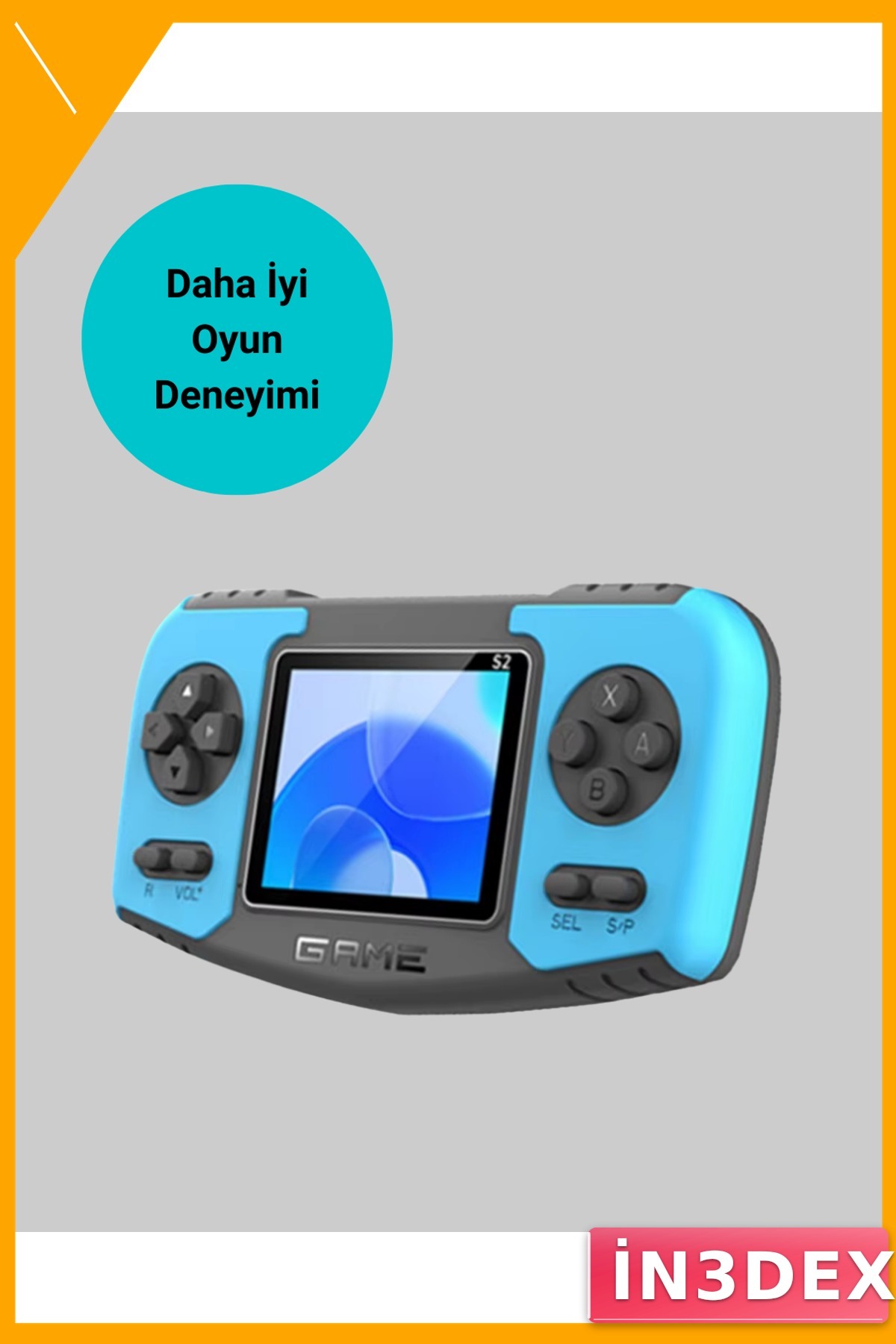 Taşınabilir Mini Oyun Konsolu Çocuklar İçin Retro Eğlence Cihazı