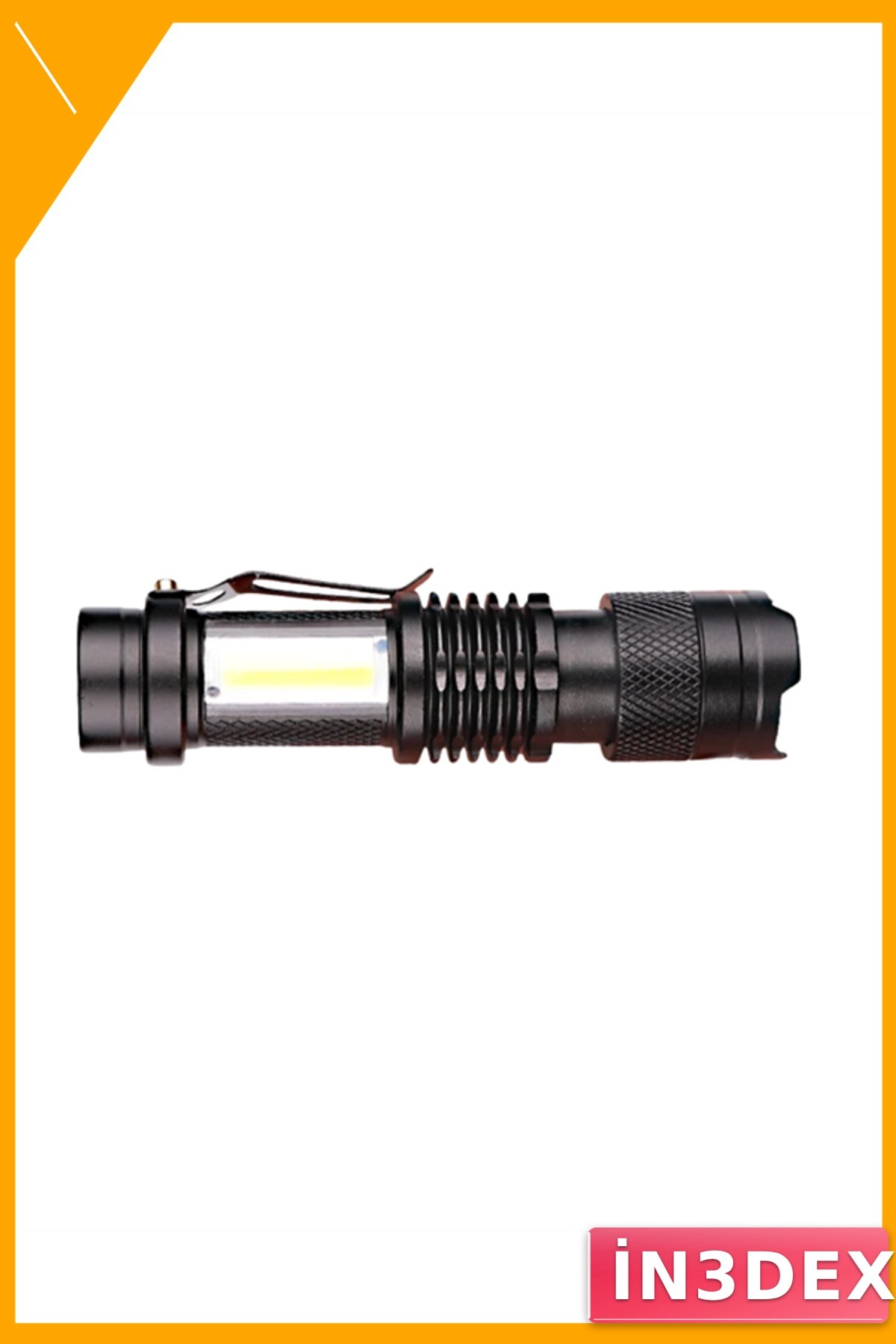 Mini Şarjlı LED El Feneri 2000 Lümen 4 Modlu Taşınabilir