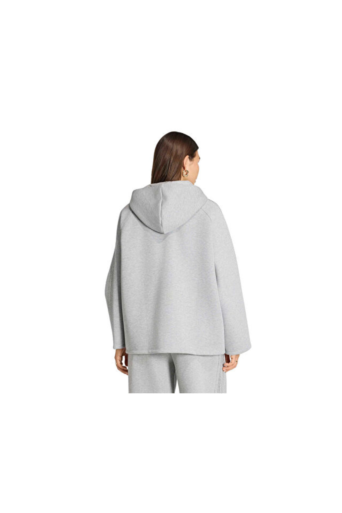 adidas Teamgeist Tt Kadın Günlük Ceket KD0497 Gri görsel 2