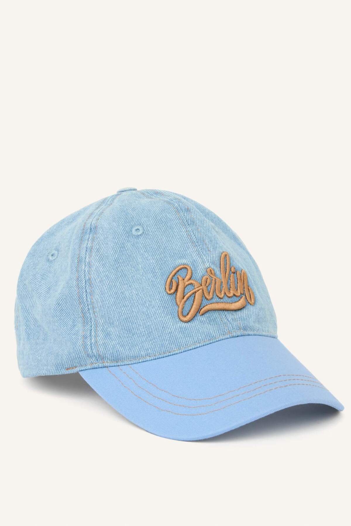DeFacto Erkek Nakışlı Jean Cap Şapka G4769AX26SM görsel 2