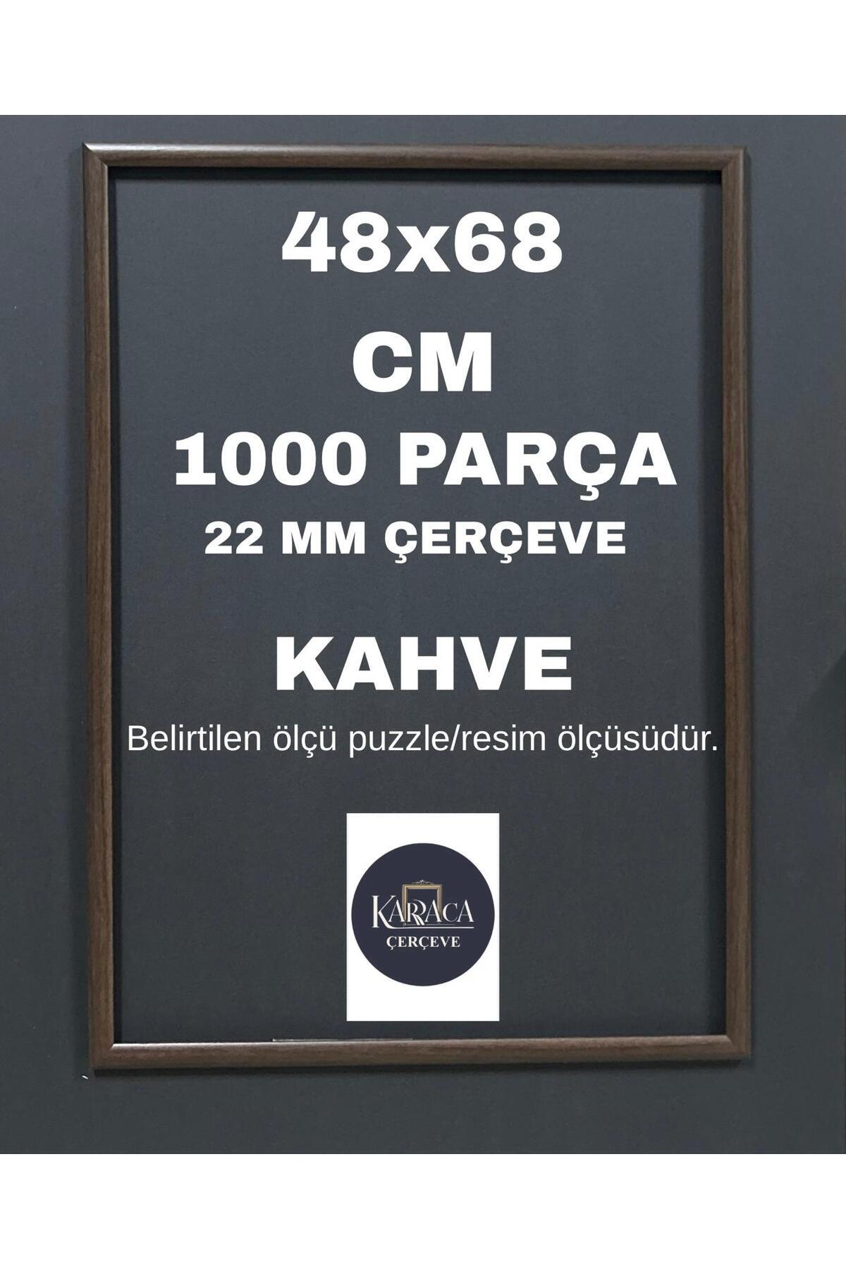 cercevehome PUZZLE ÇERÇEVESİ 1000 PARÇA (48cm×68cm) ÖLÇÜSÜNDE 22MM