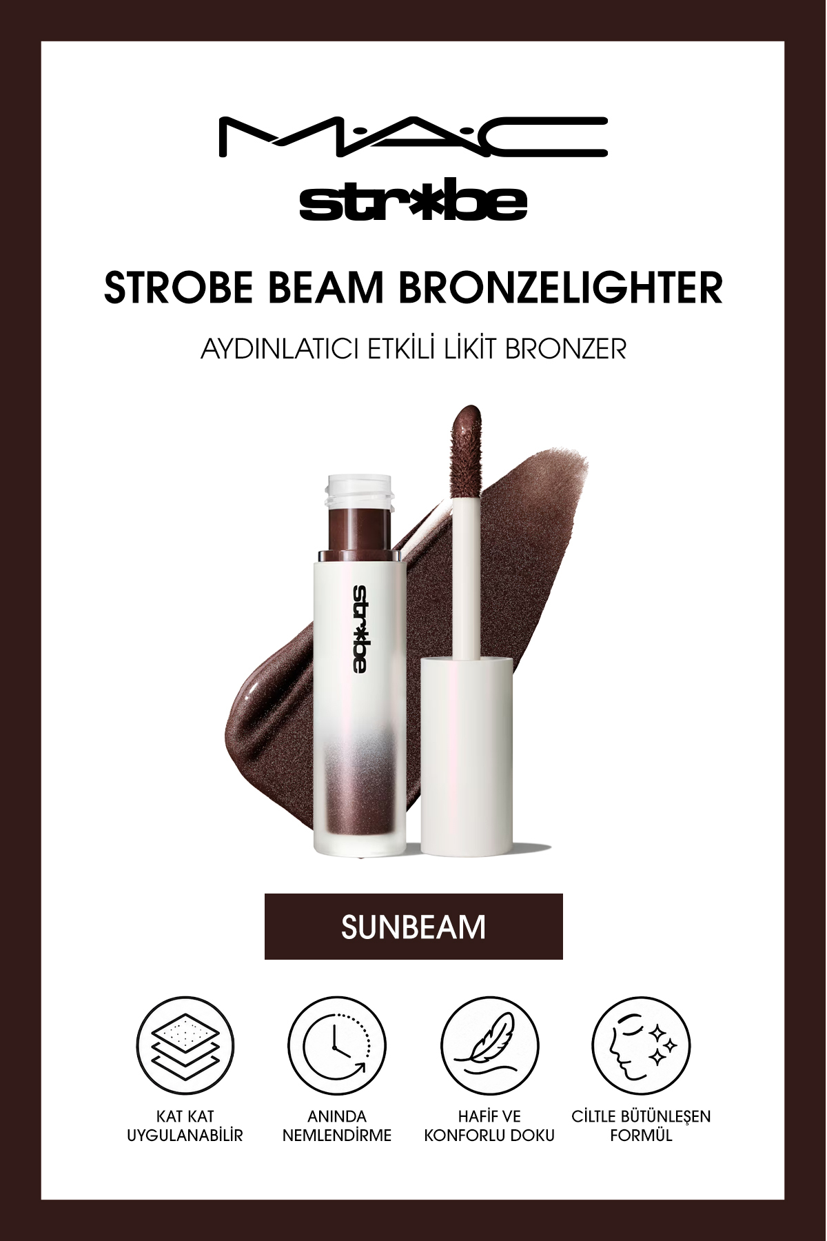 M.A.C Strobe Beam Illuminating Liquid Bronzer - Sunbeam — رنگارنگ 142113