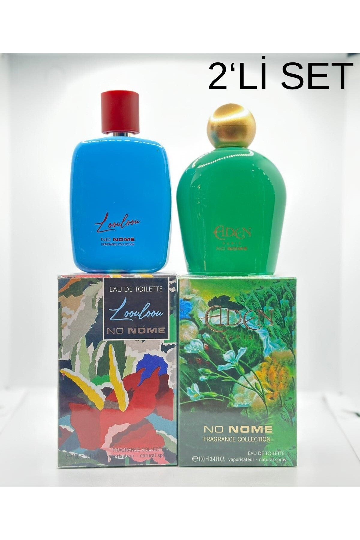 NO NOME Eden & Lou Lou Kadın Parfümü 100 Ml İkili Parfüm Seti — 885566