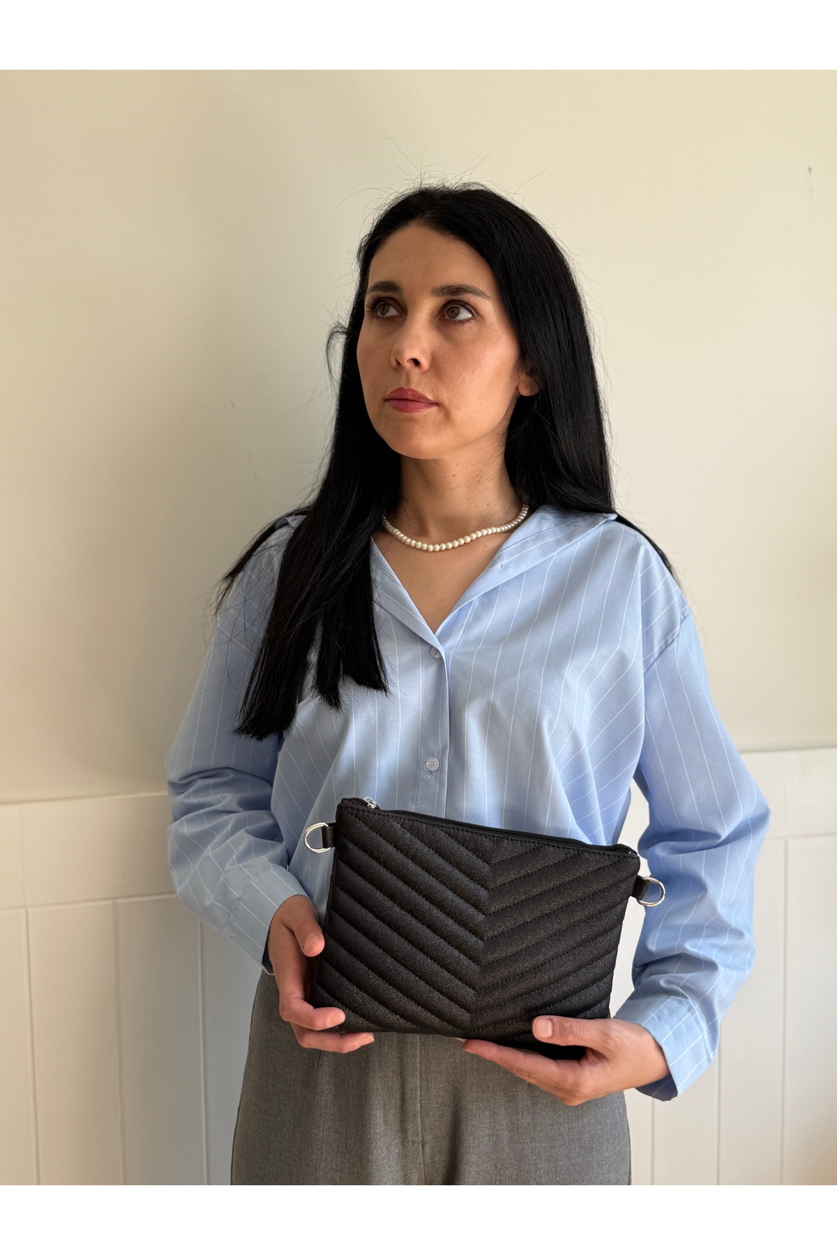 lalettobags Kadın Kabartmalı Portföy & Clutch Çanta görsel 3