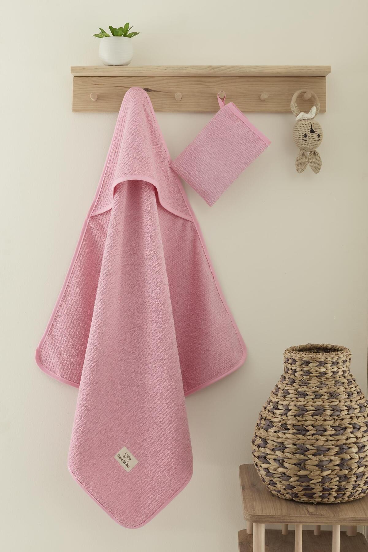 100% Cotton Baby Towel Swaddle 75x75 and Pouch