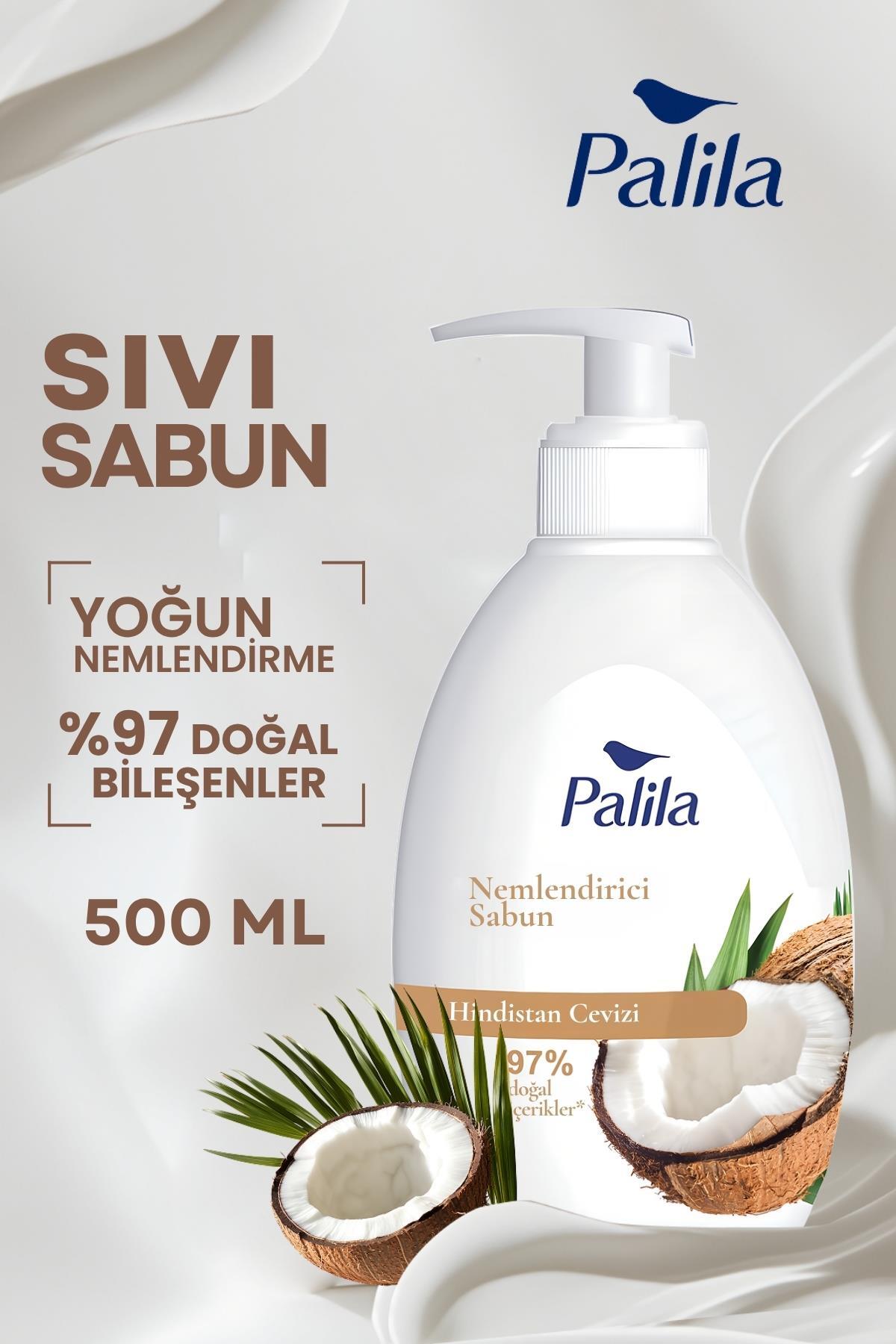 Palila Nemlendirici Sıvı Sabun Krem Etkili Hindistan Cevizi Özlü