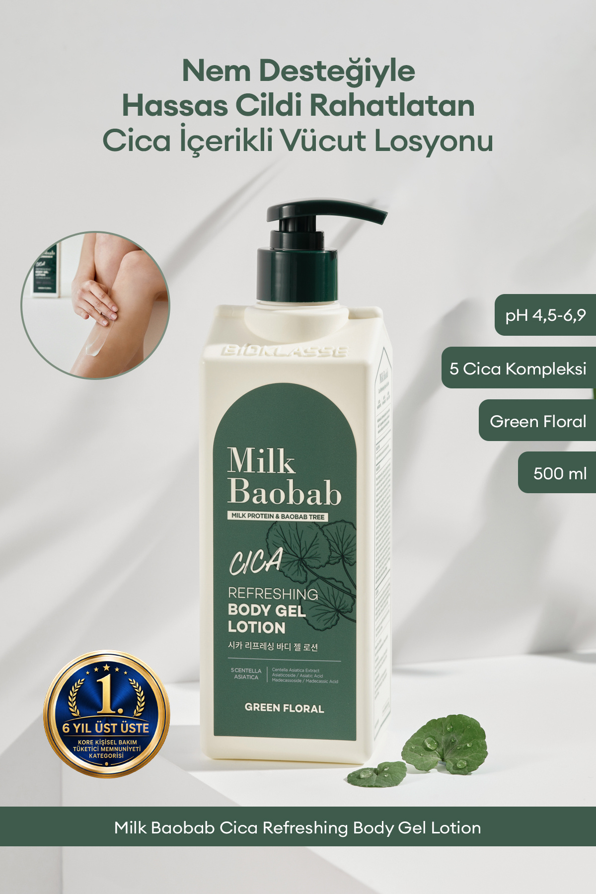 Milk Baobab Hassas Cildi Nemle Rahatlatan Cica İçeren Vücut