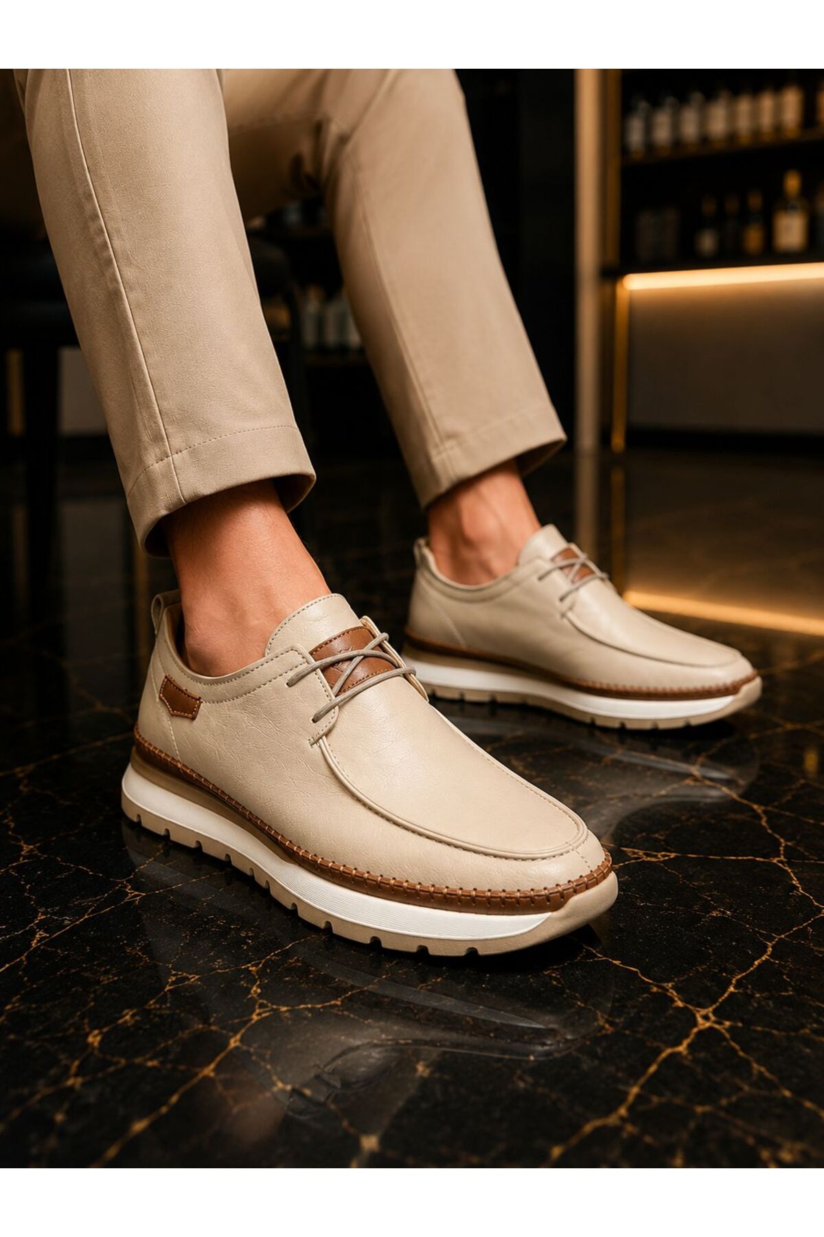 Voyager HAKİKİ DERİ ALTIN SERİ SNEAKERS - Fiyatı, Yorumları