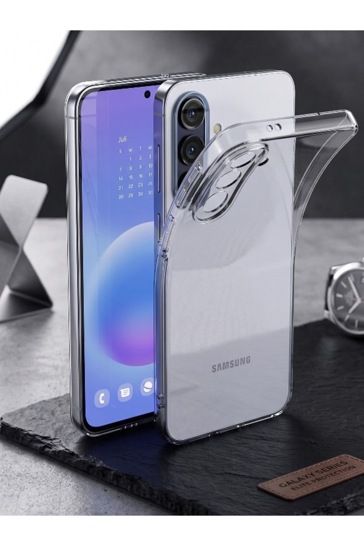 Samsung Galaxy A37 Uyumlu Kamera Korumalı Kılıf Dayanıklı Şeffaf Transparan Esnek Silikon Arka Kapak