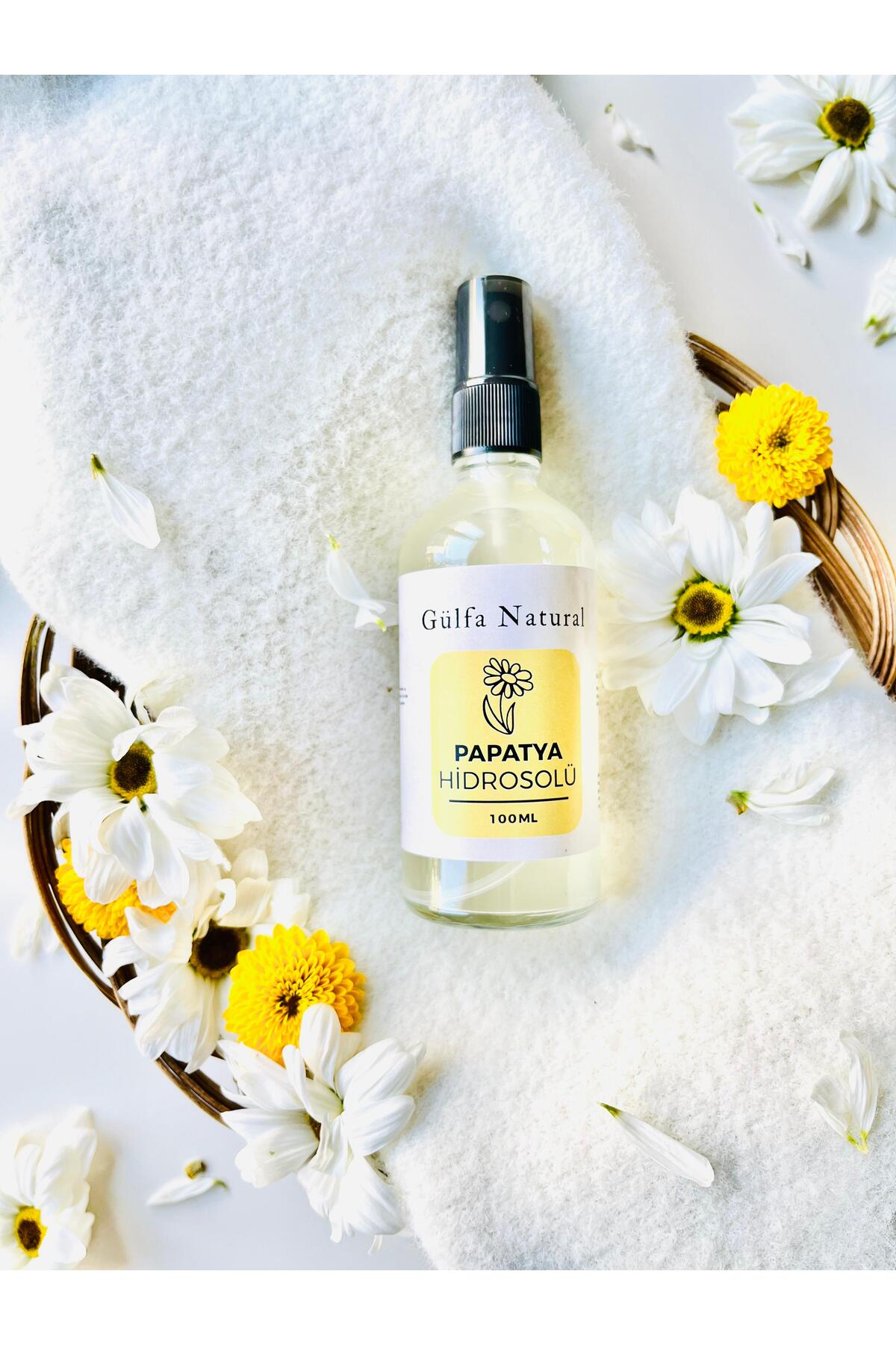 %100 Saf Papatya Suyu & Hidrosolu, Saç Rengi Açıcı ve Parlaklık Verici Tonik Sprey 100 ml — hidrosol2701