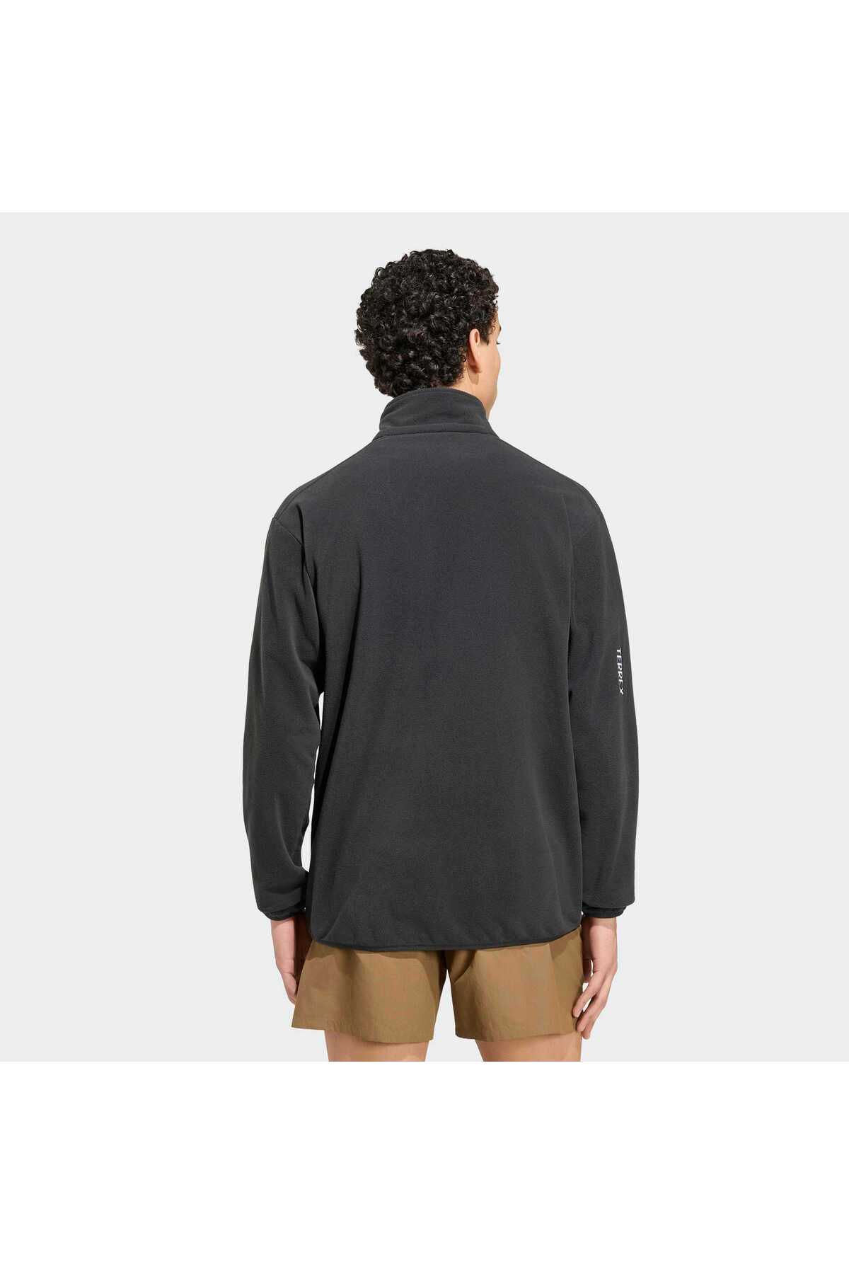 adidas Mt Ess Fz Fl Erkek Spor Softshell & Polar KY9784 görsel 2