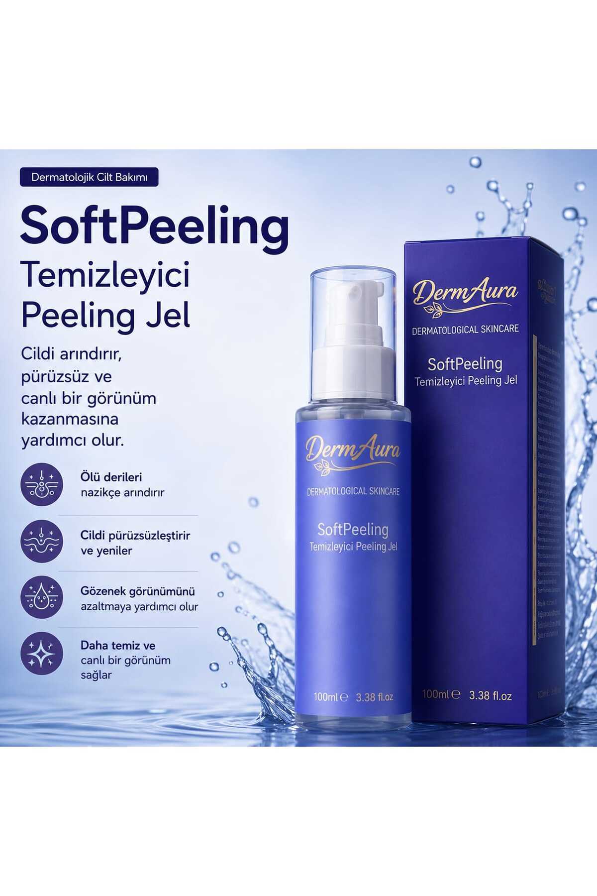 ژل پاک کننده و لایه بردار SoftPeeling، اسکراب صورت از بین برنده پوست مرده، ۱۰۰ میلی لیتر — ۴۱۵۸۰ — تصویر 3 از 6