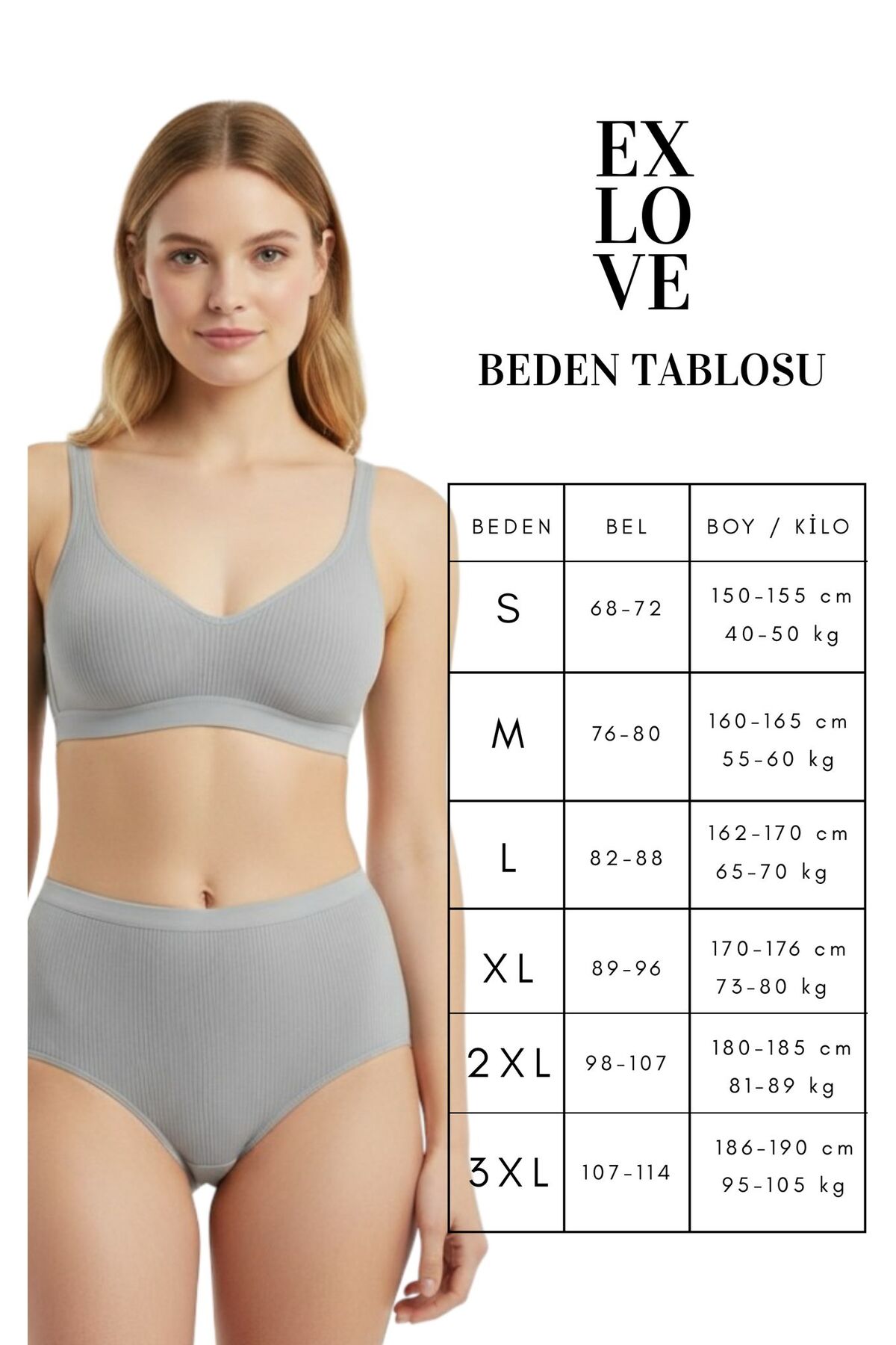 ExLove Kadın 6'lı Paket Pamuklu Desenli Puantiyeli Slip Külot Seti (Çok Renkli) görsel 3