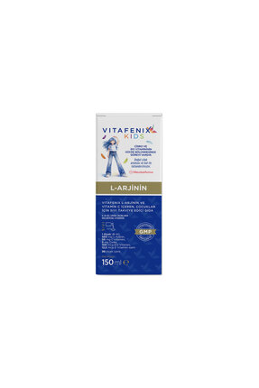 Vitafenix Çocuklar İçin 500 mg L-Arjinin İçeren C Vitaminli Sıvı Takviye Edic...