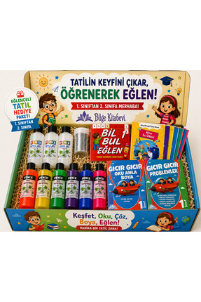 Ata Yayıncılık 1. Sınıftan 2.Sınıflara Geçenler İçin Eğlenceli Tatil Hediye P...