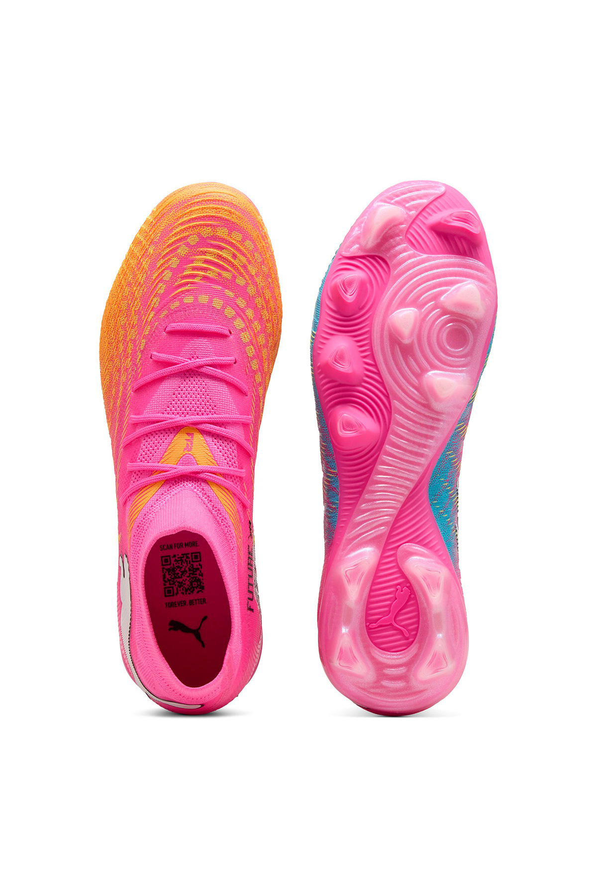 Puma Future 9 Match Fg/Ag Erkek Pembe Futbol Krampon 10871305 görsel 2