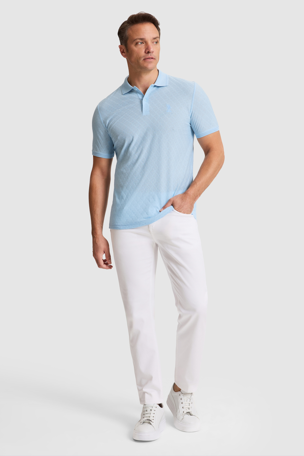 پولوشرت مردانه یقه پلو | یو اس پولو U.S. Polo Assn. 50322563 TR - تصویر 4