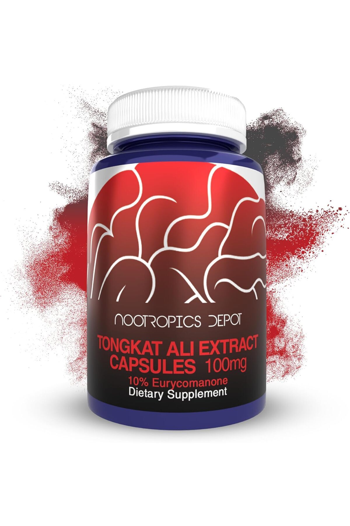 Nootropics Depot Tongkat Ali Extract longifolia 100mg 60 Caps