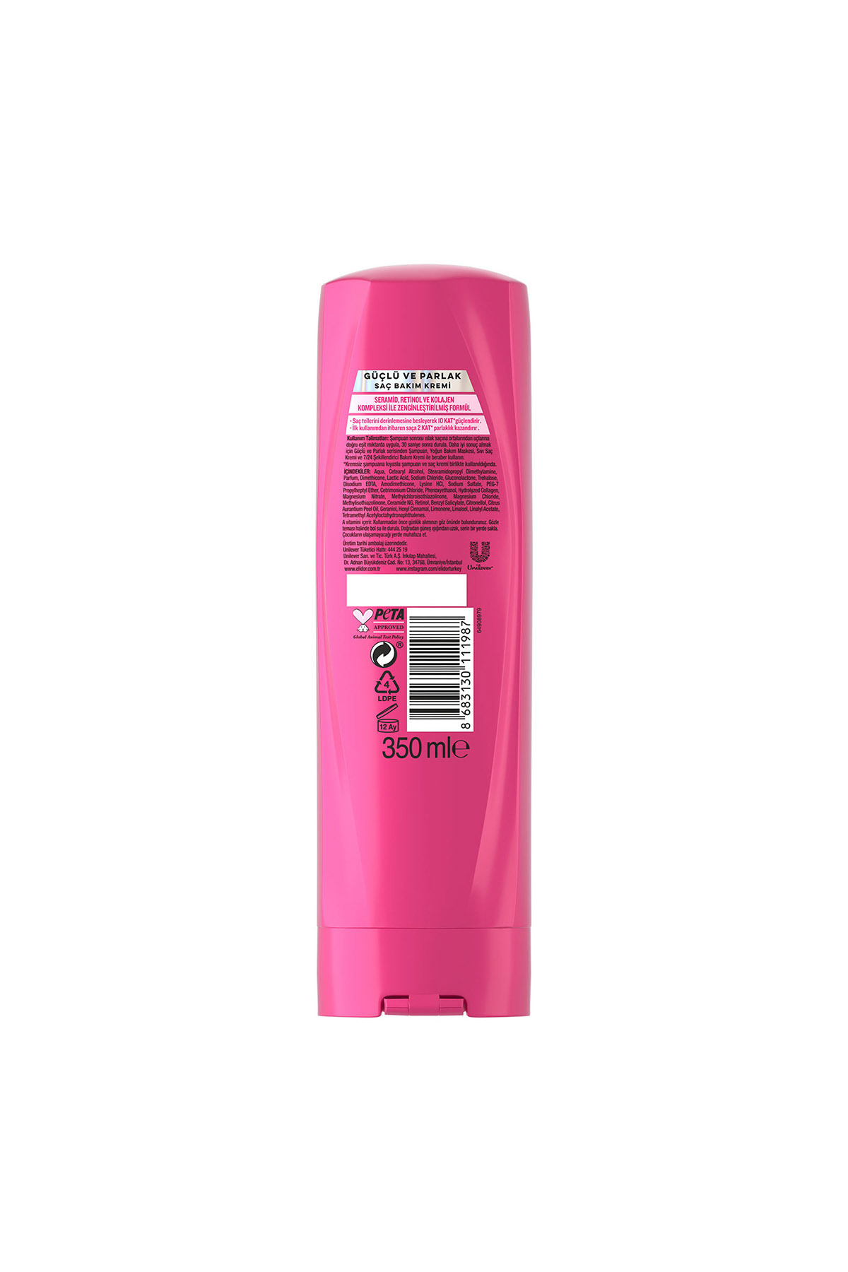 Saç Bakım Kremi Güçlü ve Parlak 350 ml x3 — SET.UNİ.11260 — تصویر 8 از 8