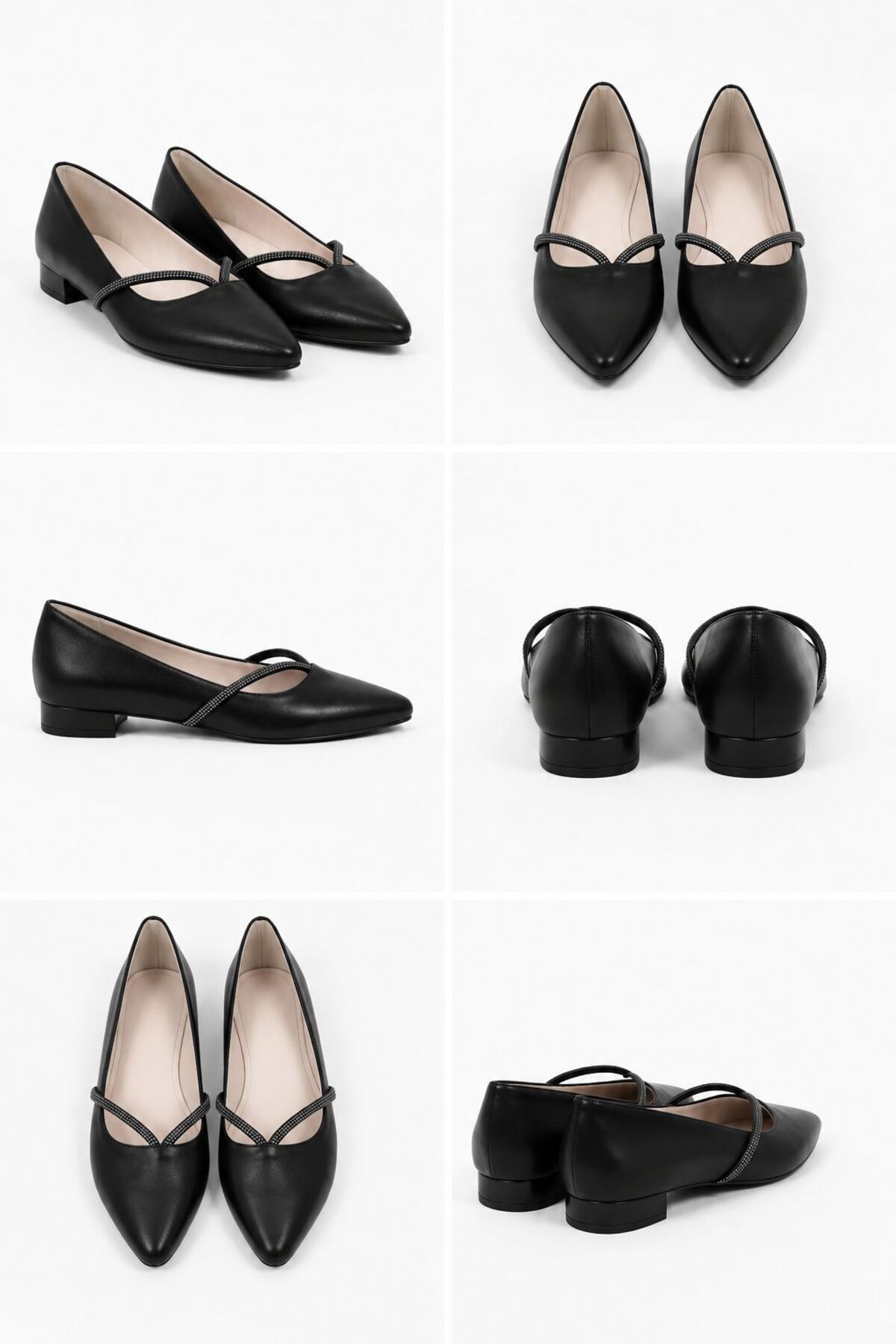 lamiashoes BÜYÜK NUMARA KADIN TAŞLI BABET 41-42 görsel 3