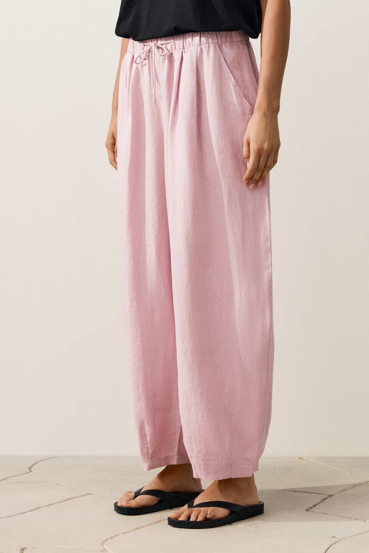 100% Linen Balloon Pants