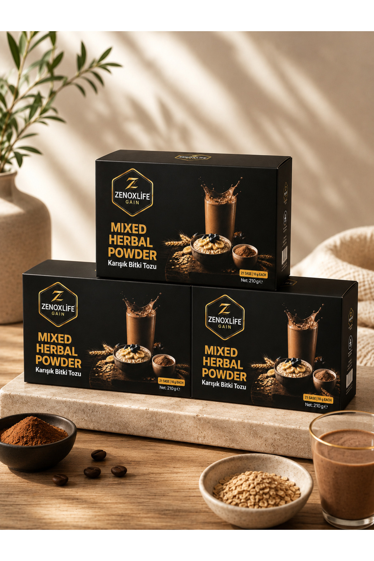 ZENOXLİFE Zenoxlife-Bitkisel Karışım Toz (1 AYLIK 21 ADET) 210