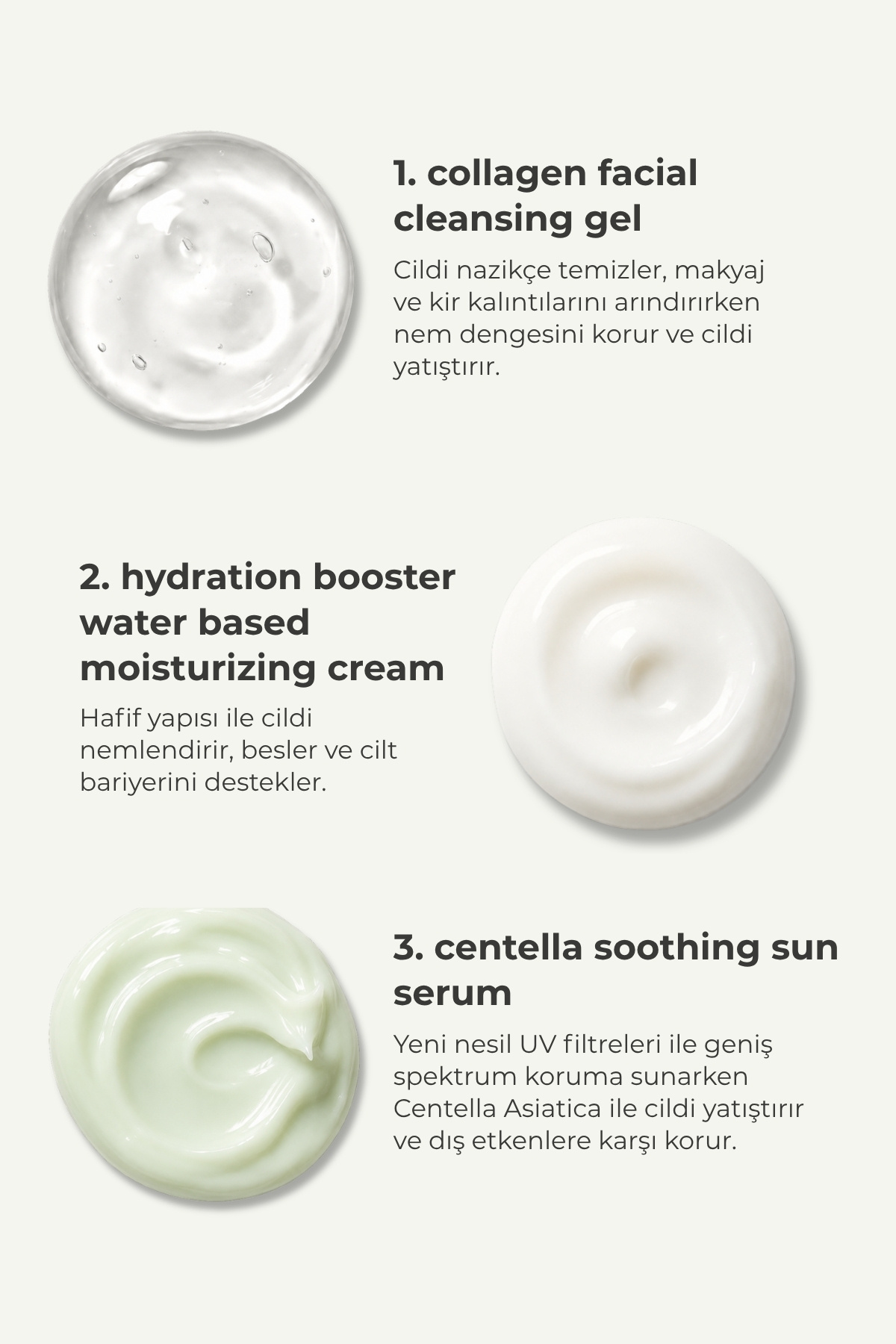 Günlük Cilt Bakımı Seti, Nemlendirici + Temizleme Jeli, Güneş Koruyucu |Baobab Oil, Niacinamide — 311 — تصویر 2 از 6