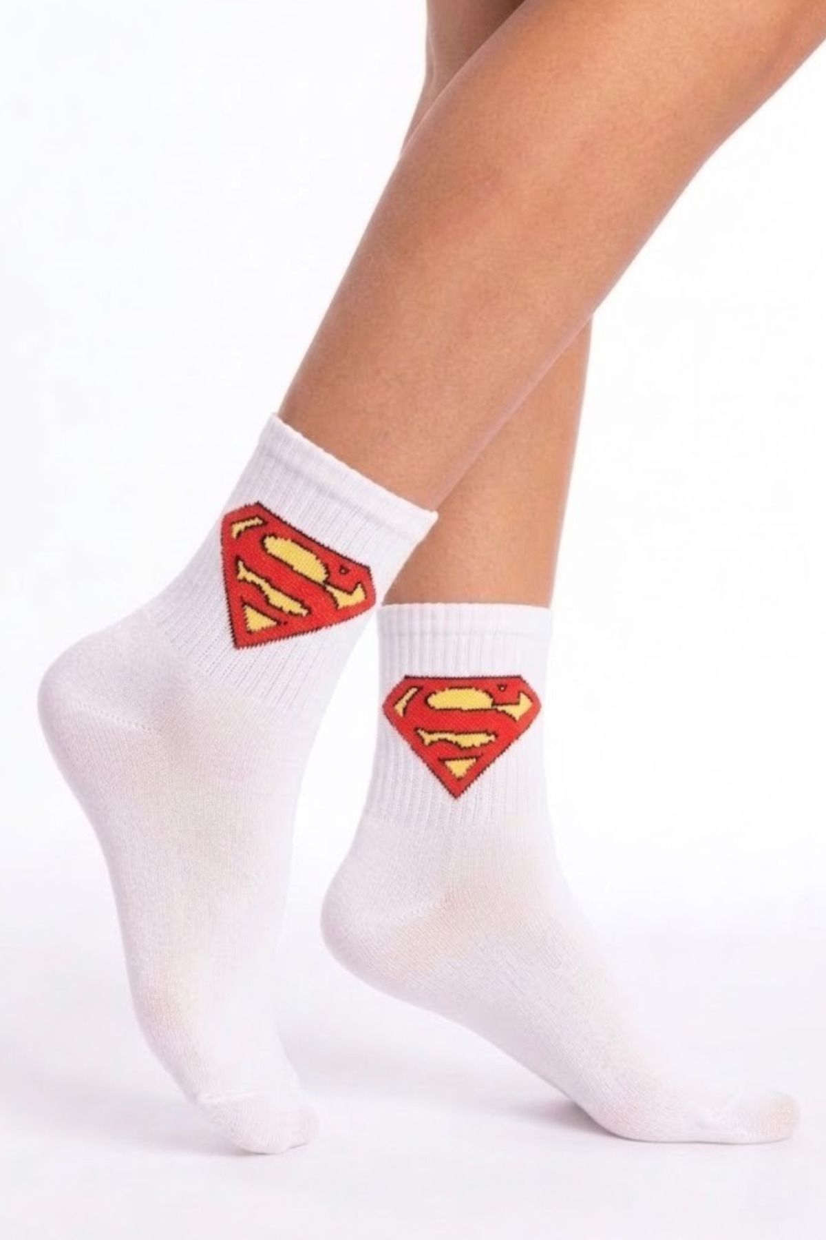 Socks Stores 6 Çift Unisex Pamuklu Renkli Kolej Çorap Seti, Erkek Kadın Spor Soket Çorap görsel 4